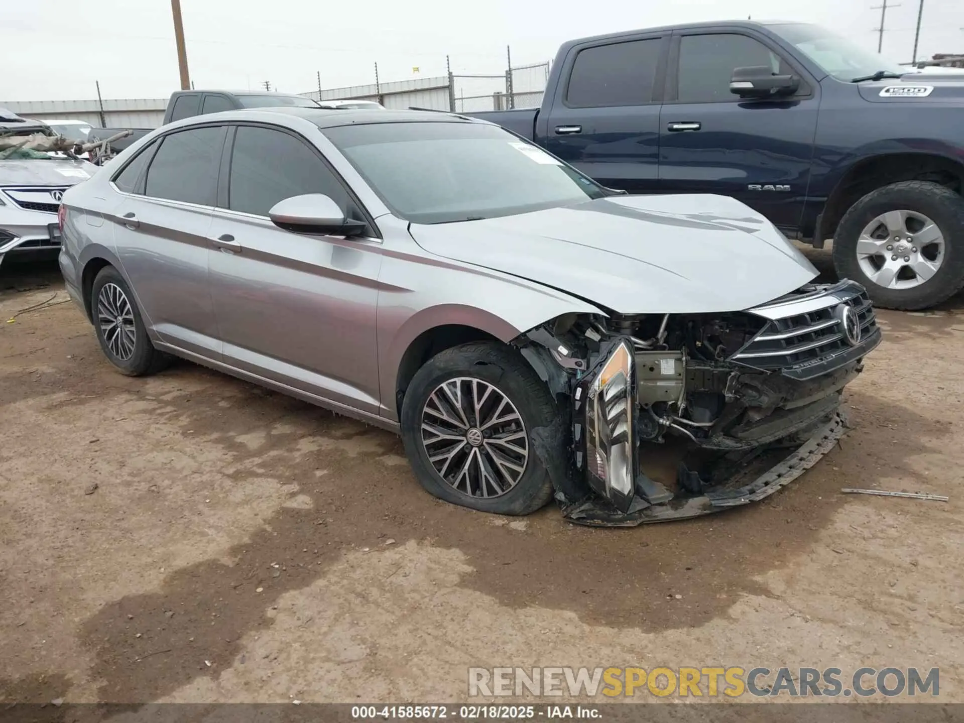 1 Photograph of a damaged car 3VWC57BUXMM092872 VOLKSWAGEN JETTA 2021