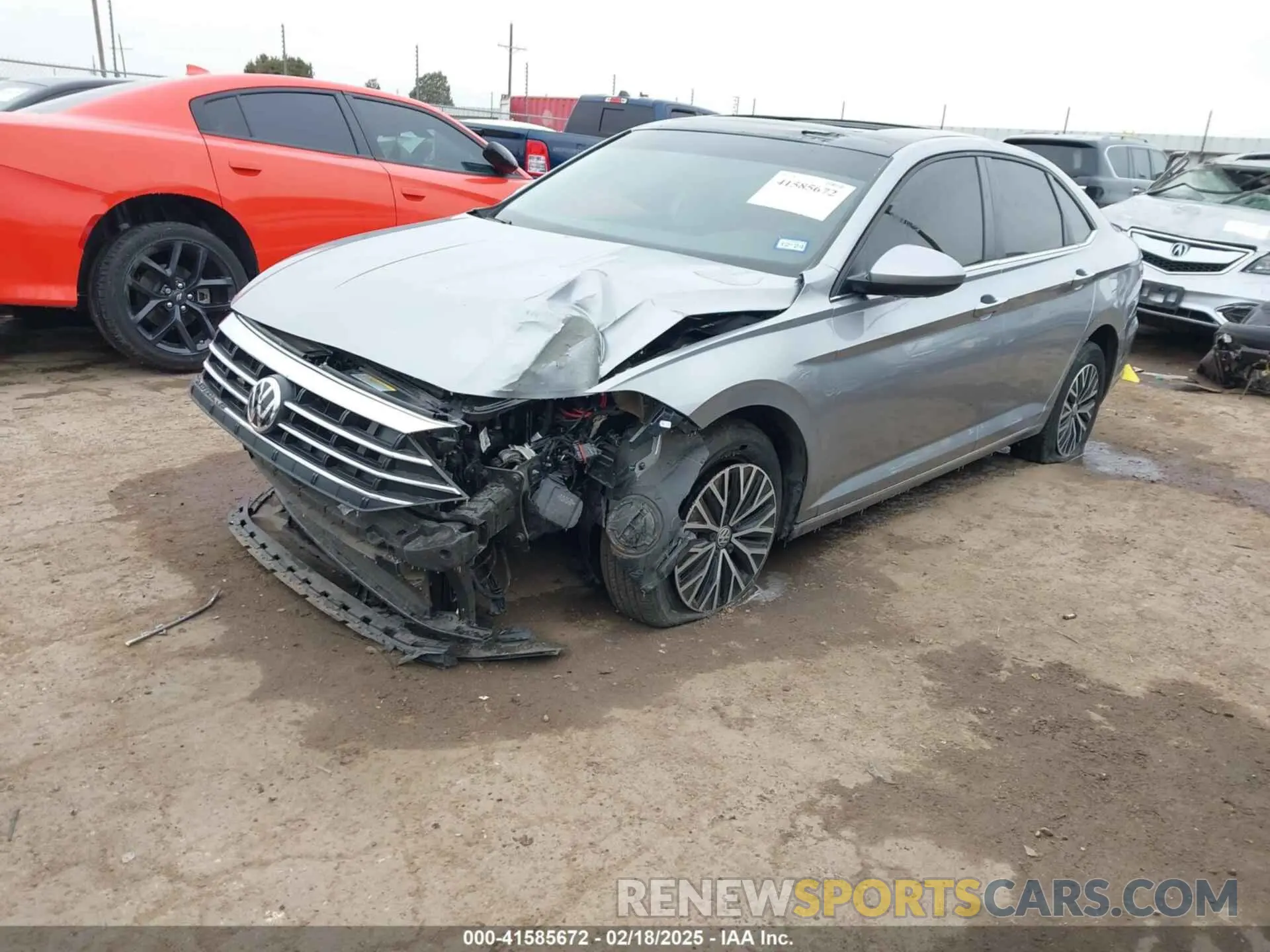 2 Photograph of a damaged car 3VWC57BUXMM092872 VOLKSWAGEN JETTA 2021