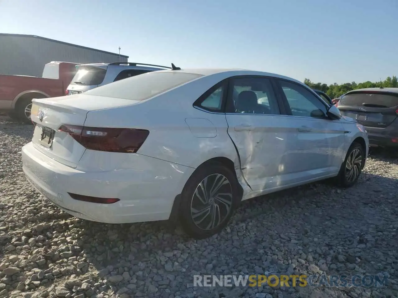 3 Photograph of a damaged car 3VWE57BU1MM009029 VOLKSWAGEN JETTA 2021
