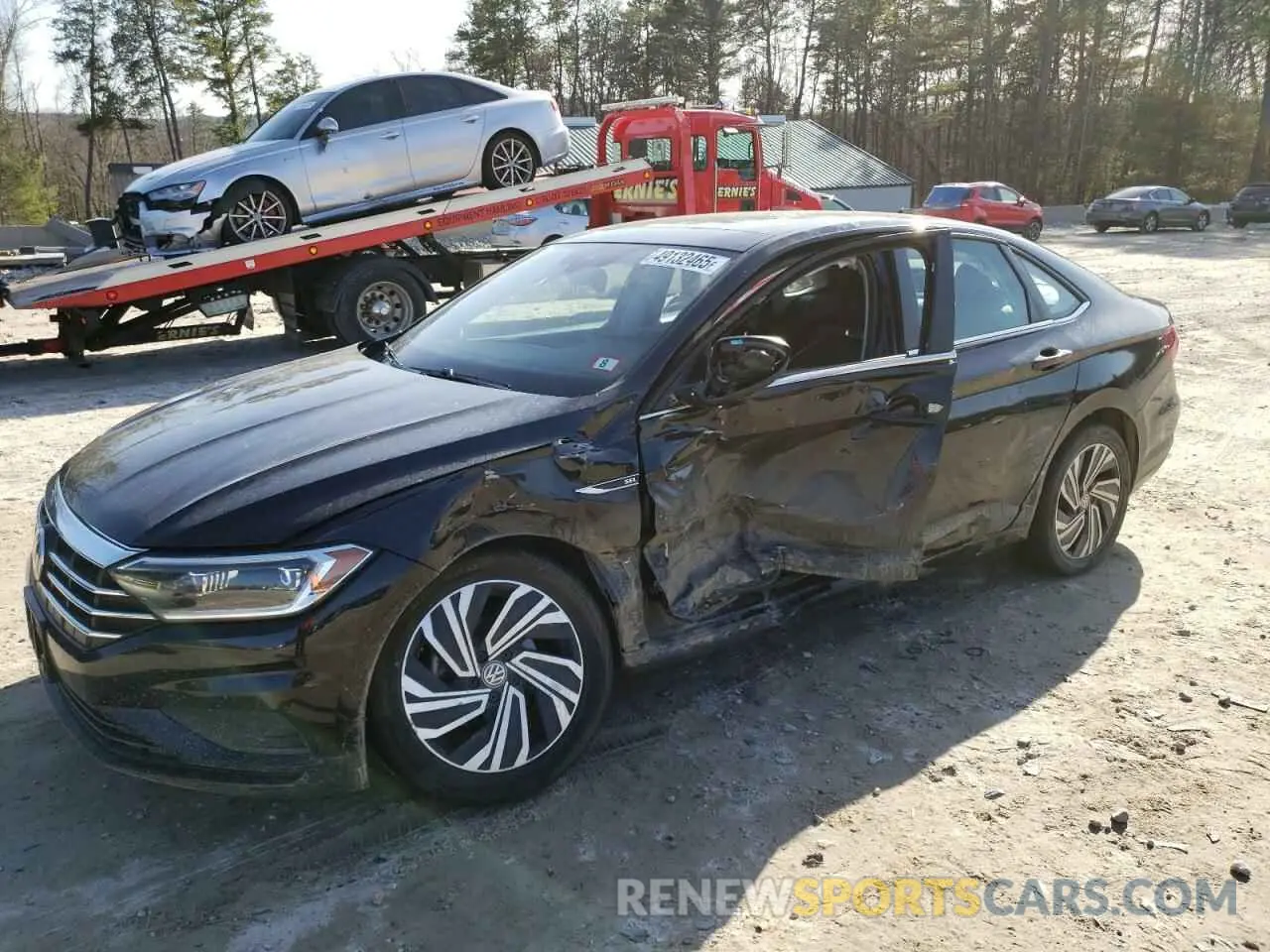 1 Photograph of a damaged car 3VWE57BU3MM044963 VOLKSWAGEN JETTA 2021