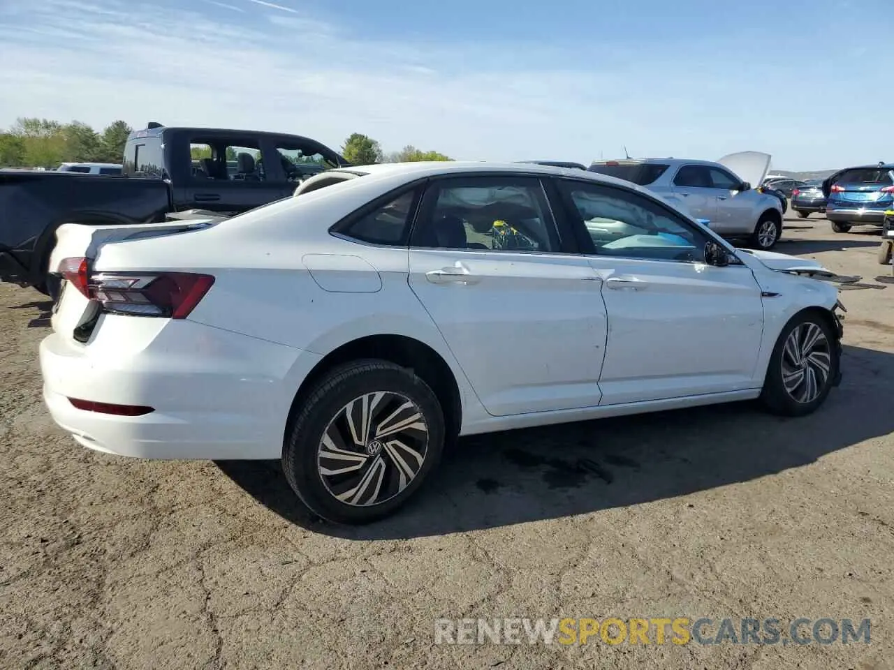 3 Photograph of a damaged car 3VWE57BU8MM084746 VOLKSWAGEN JETTA 2021