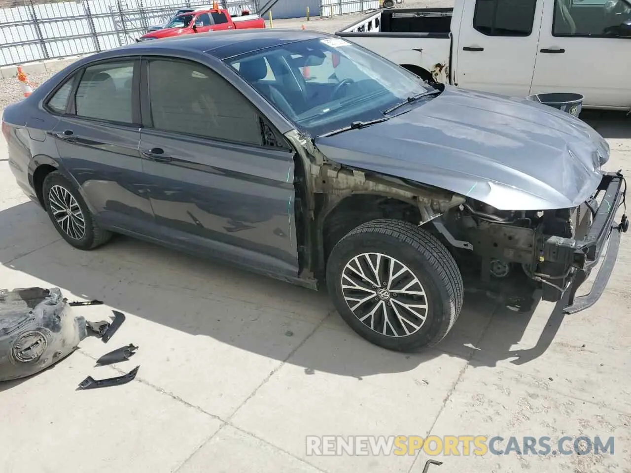 4 Photograph of a damaged car 3VWE57BU9MM077191 VOLKSWAGEN JETTA 2021