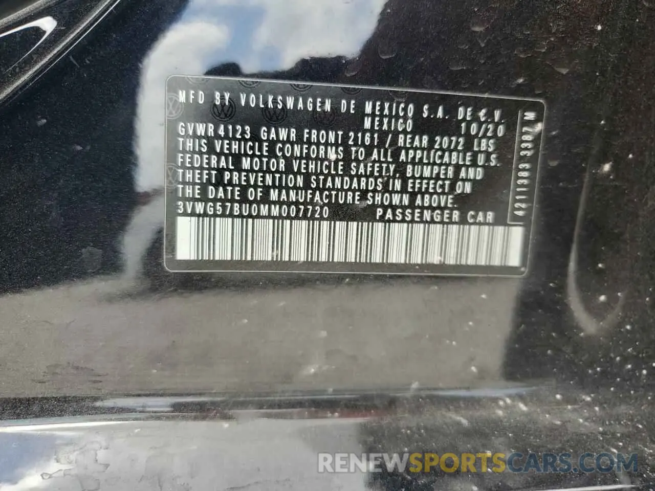 12 Photograph of a damaged car 3VWG57BU0MM007720 VOLKSWAGEN JETTA 2021