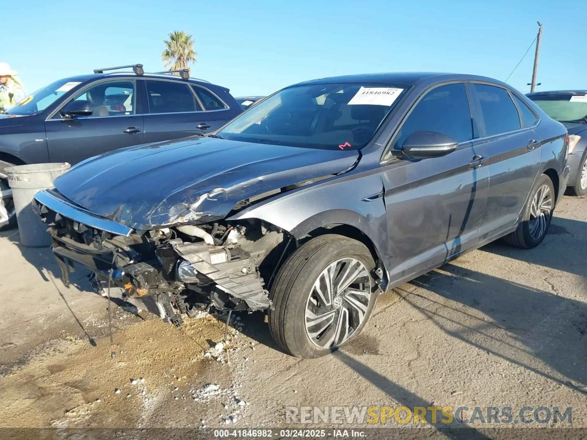 2 Photograph of a damaged car 3VWG57BU4MM049632 VOLKSWAGEN JETTA 2021