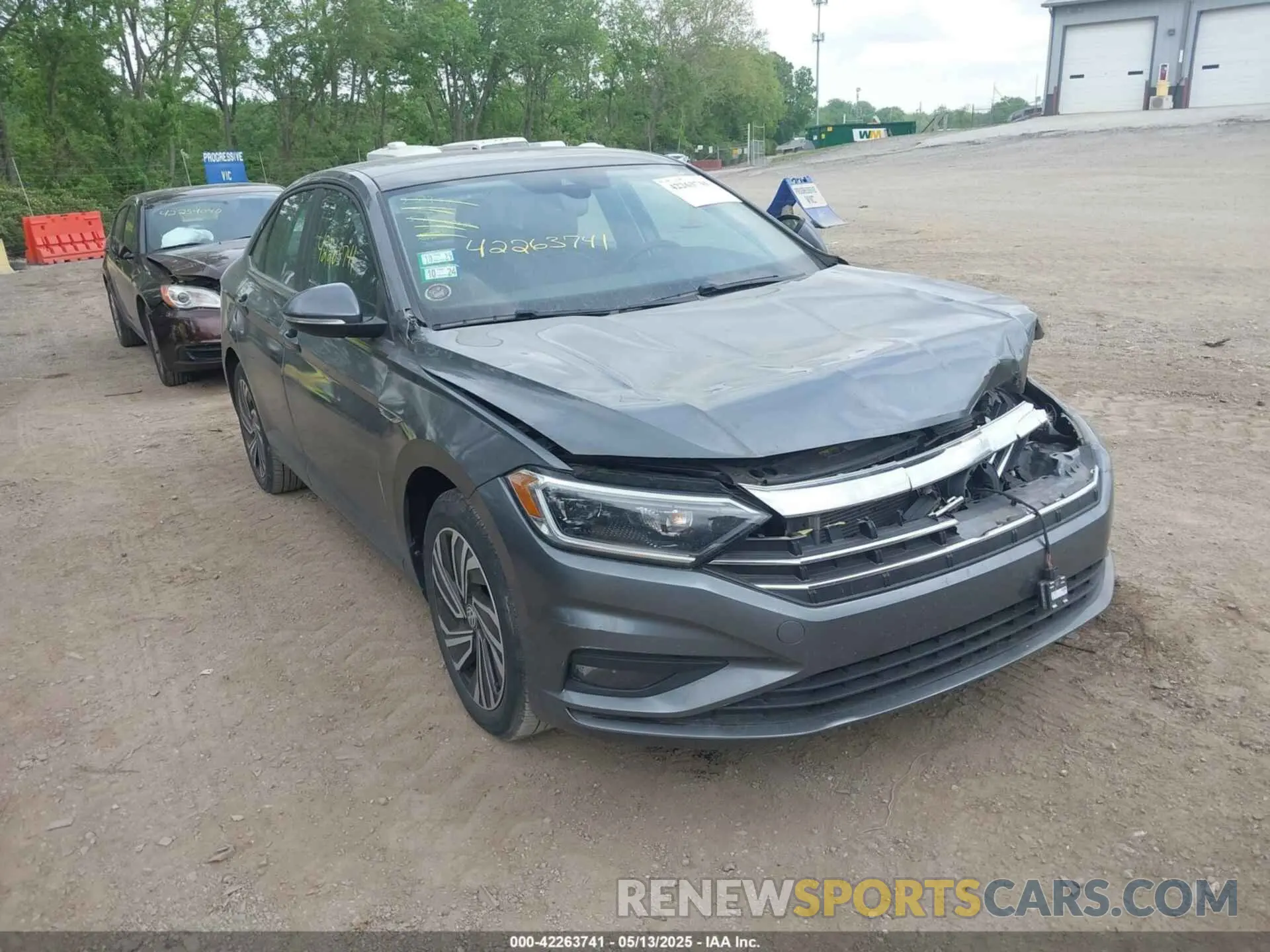 1 Photograph of a damaged car 3VWG57BU8MM017203 VOLKSWAGEN JETTA 2021