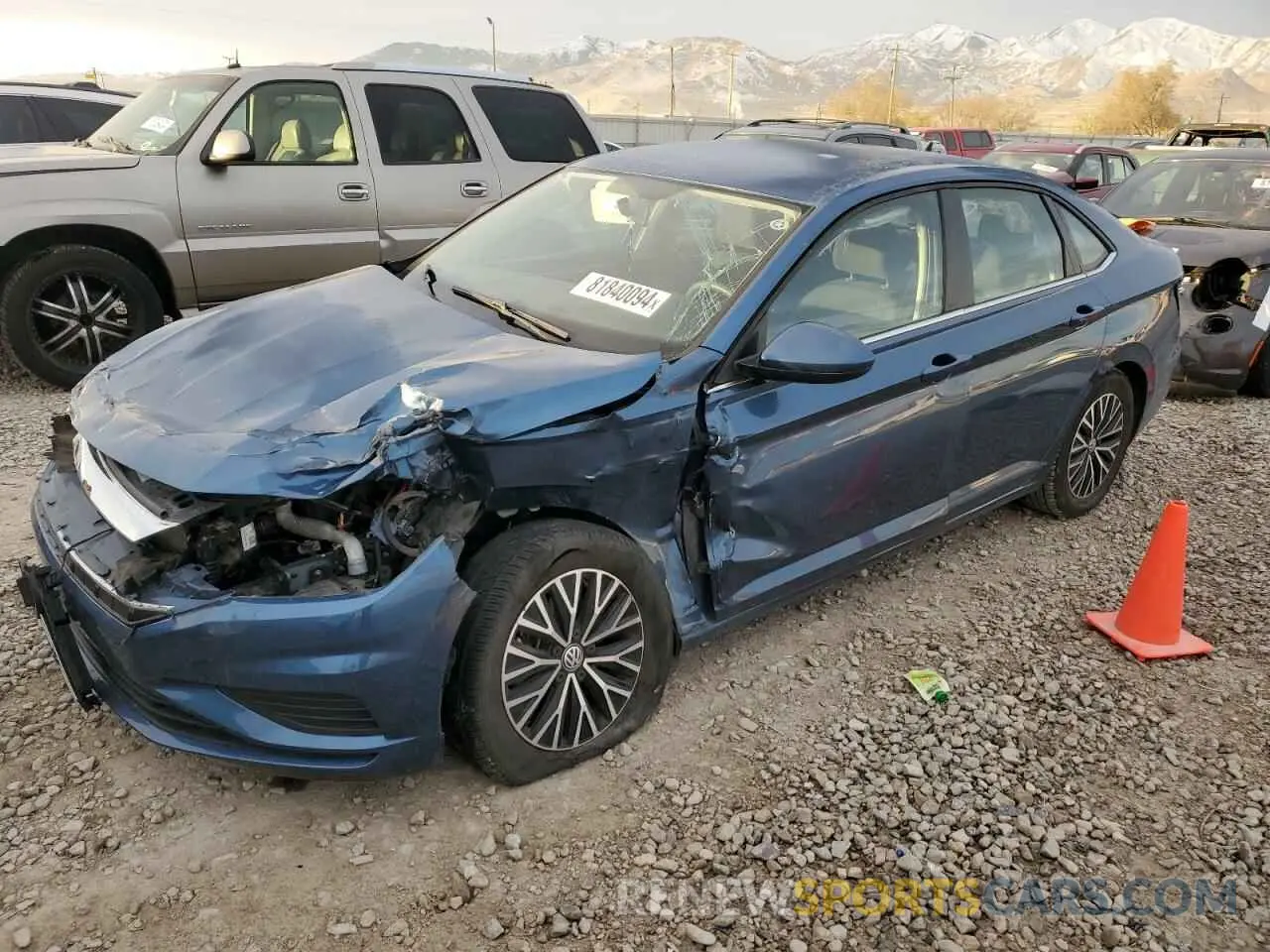 1 Photograph of a damaged car 3VWN57BU8MM041251 VOLKSWAGEN JETTA 2021