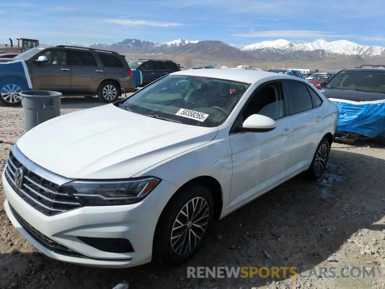 1 Photograph of a damaged car 3VWN57BU9MM066742 VOLKSWAGEN JETTA 2021