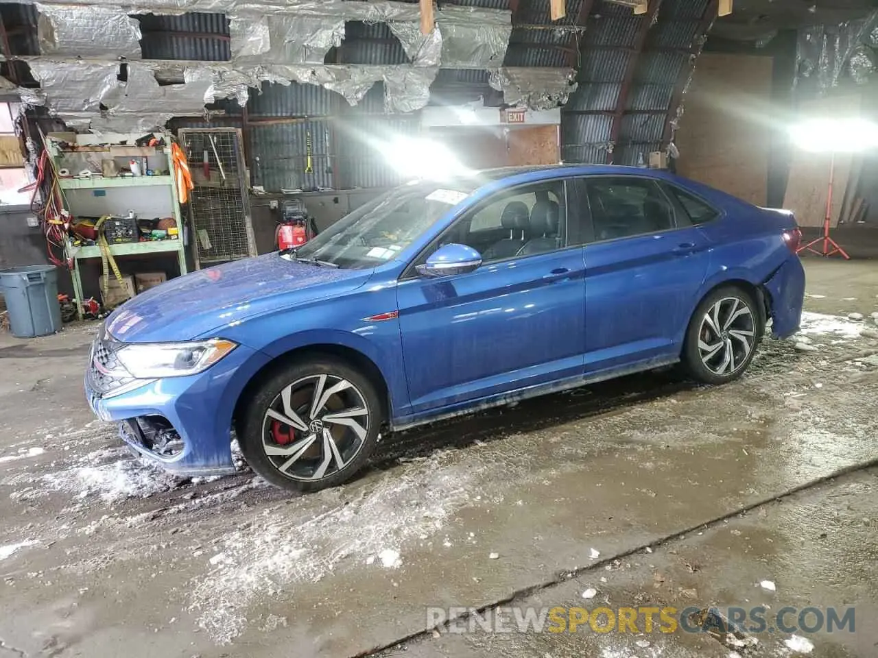 1 Photograph of a damaged car 3VW2T7BU5NM013532 VOLKSWAGEN JETTA 2022
