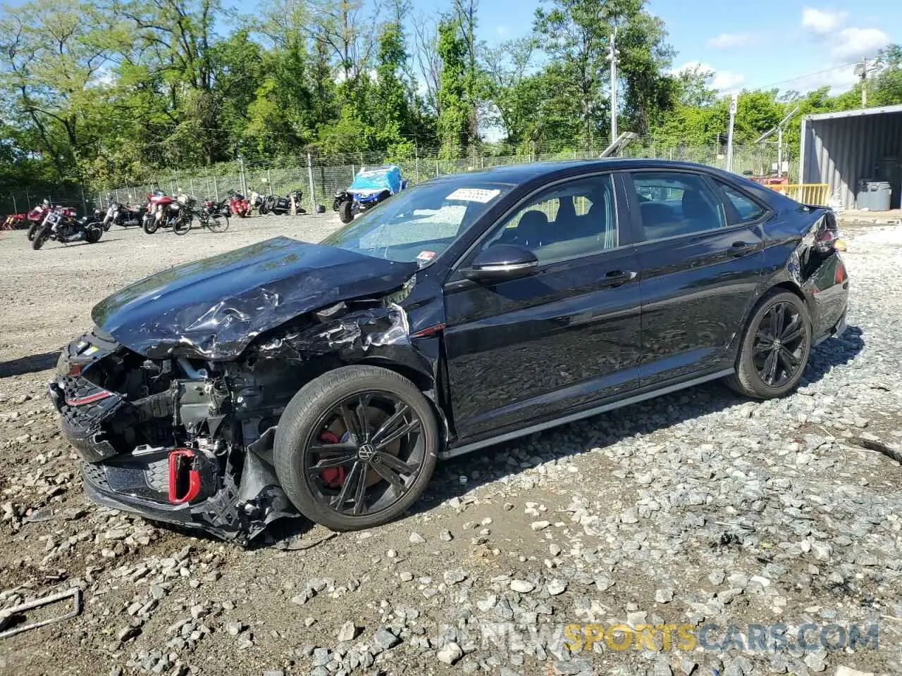 1 Photograph of a damaged car 3VW2T7BU9NM008088 VOLKSWAGEN JETTA 2022