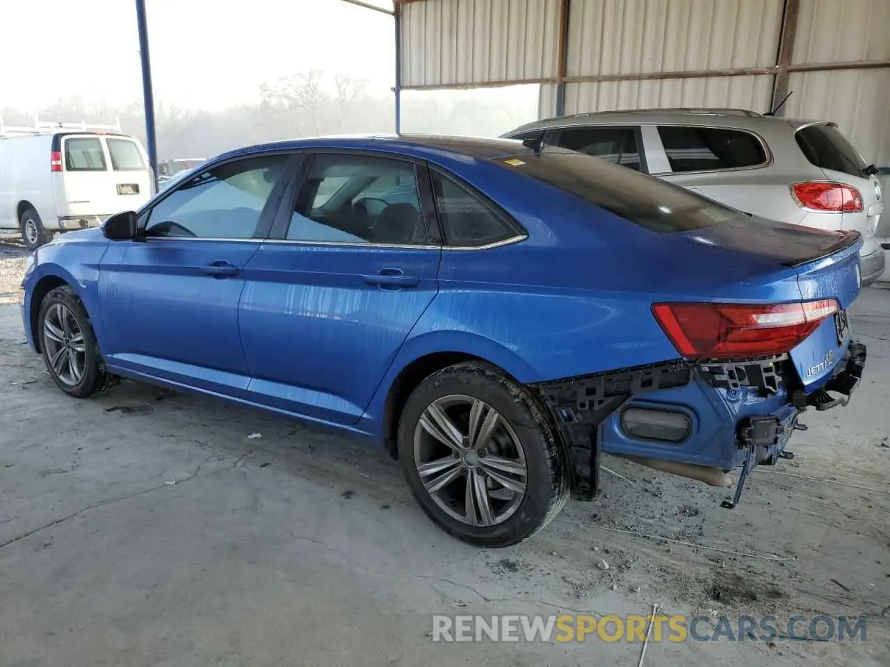 2 Photograph of a damaged car 3VW7M7BU1NM005415 VOLKSWAGEN JETTA 2022