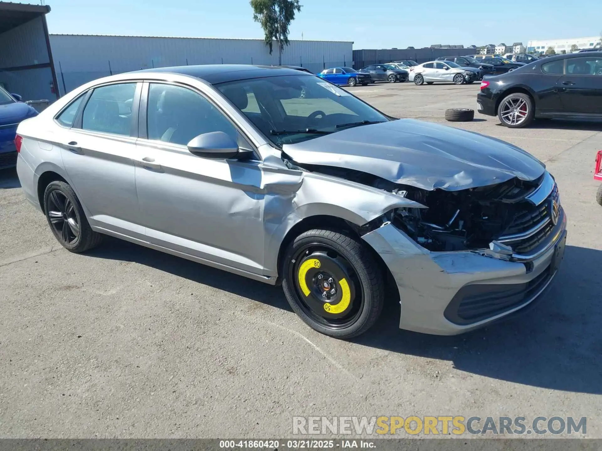 1 Photograph of a damaged car 3VW7M7BU2NM026371 VOLKSWAGEN JETTA 2022