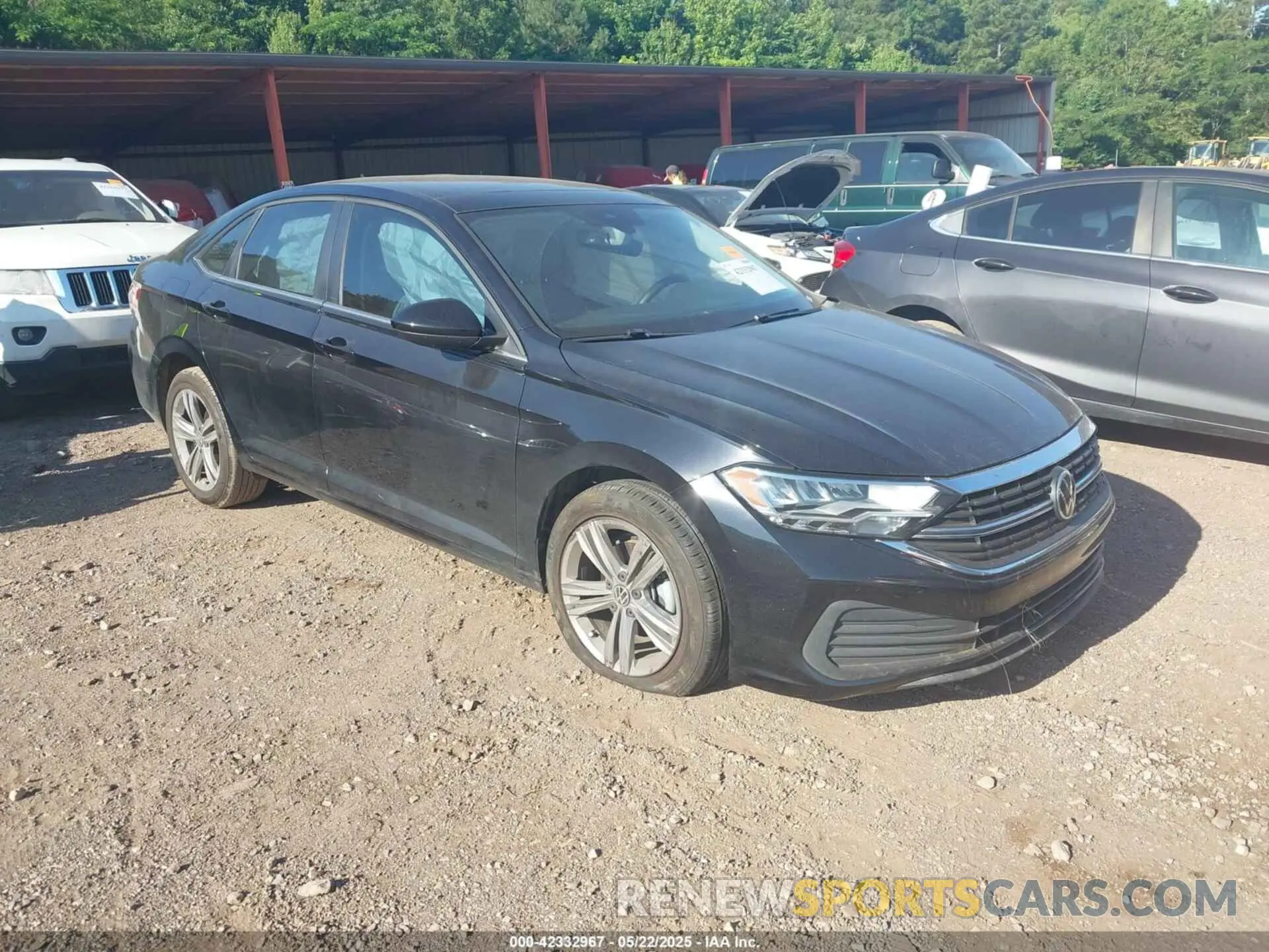 1 Photograph of a damaged car 3VW7M7BU5NM006454 VOLKSWAGEN JETTA 2022