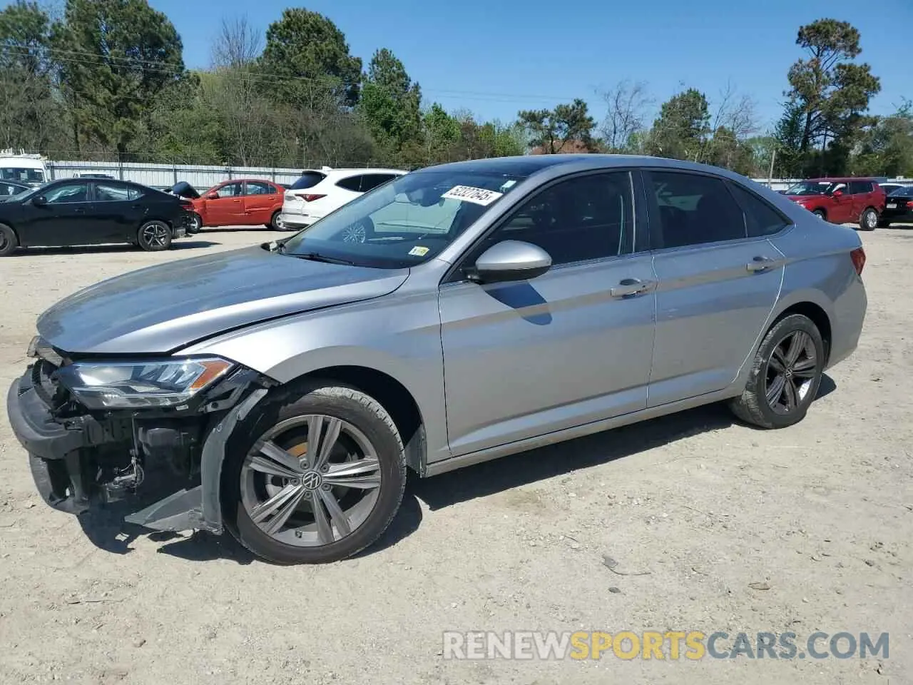 1 Photograph of a damaged car 3VW7M7BU7NM032389 VOLKSWAGEN JETTA 2022
