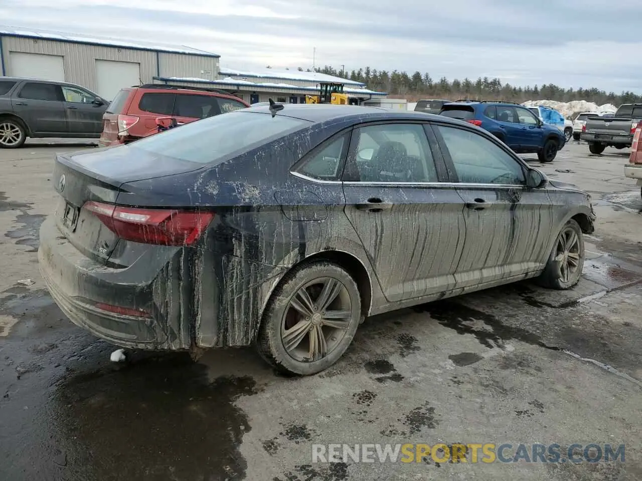 3 Photograph of a damaged car 3VW7M7BU9NM010345 VOLKSWAGEN JETTA 2022
