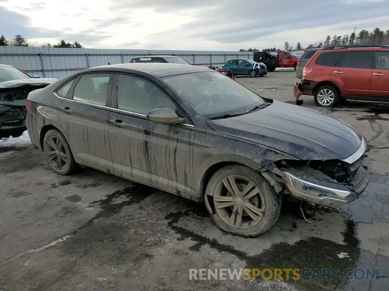 4 Photograph of a damaged car 3VW7M7BU9NM010345 VOLKSWAGEN JETTA 2022