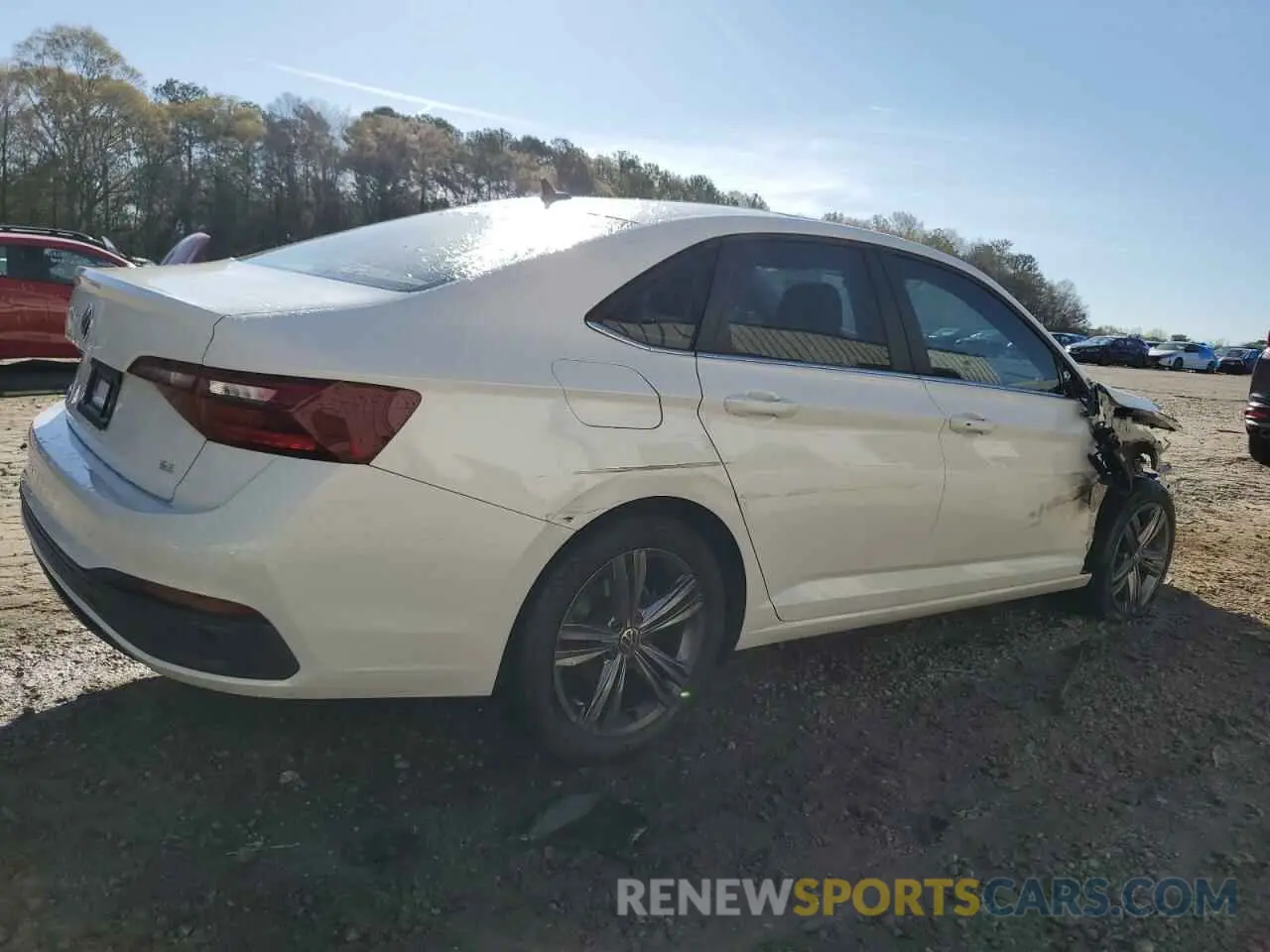 3 Photograph of a damaged car 3VW7M7BU9NM013942 VOLKSWAGEN JETTA 2022