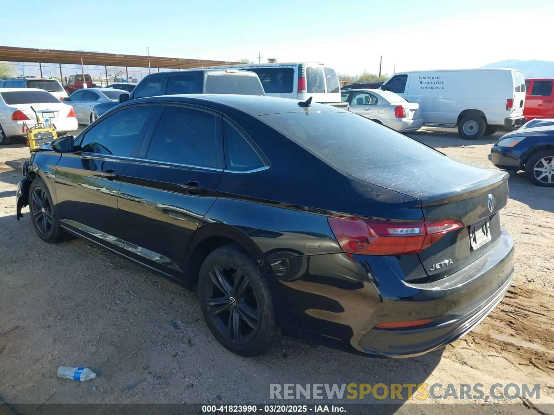 3 Photograph of a damaged car 3VW7M7BU9NM018347 VOLKSWAGEN JETTA 2022