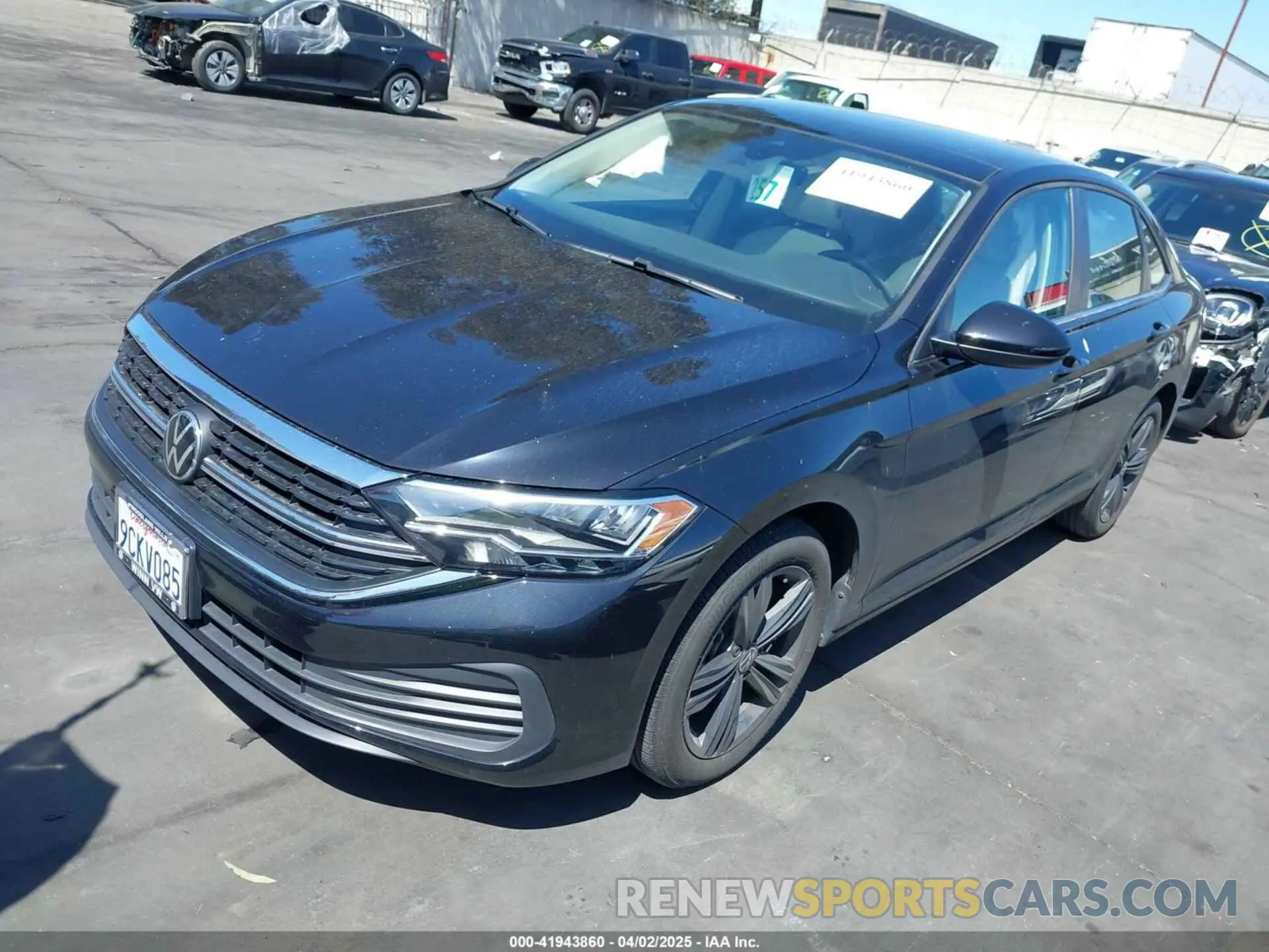 2 Photograph of a damaged car 3VW7M7BU9NM025976 VOLKSWAGEN JETTA 2022