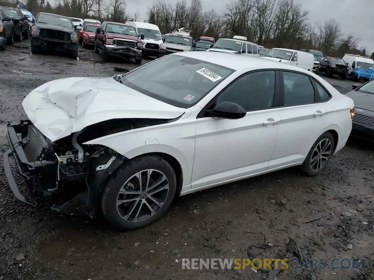 1 Photograph of a damaged car 3VWAM7BUXNM028326 VOLKSWAGEN JETTA 2022