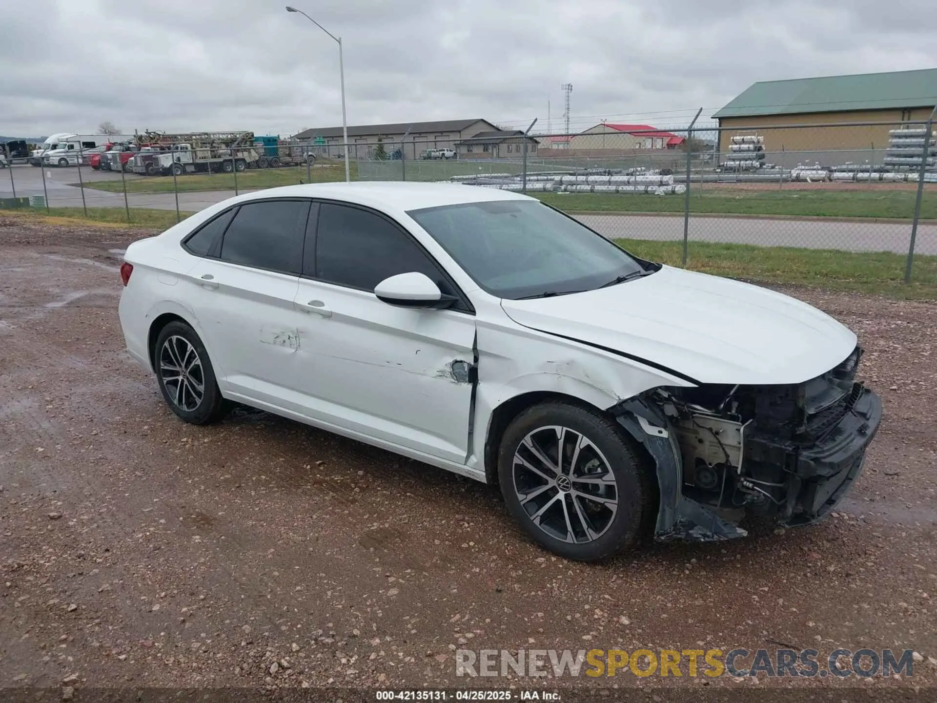 1 Photograph of a damaged car 3VWBM7BU3NM022131 VOLKSWAGEN JETTA 2022