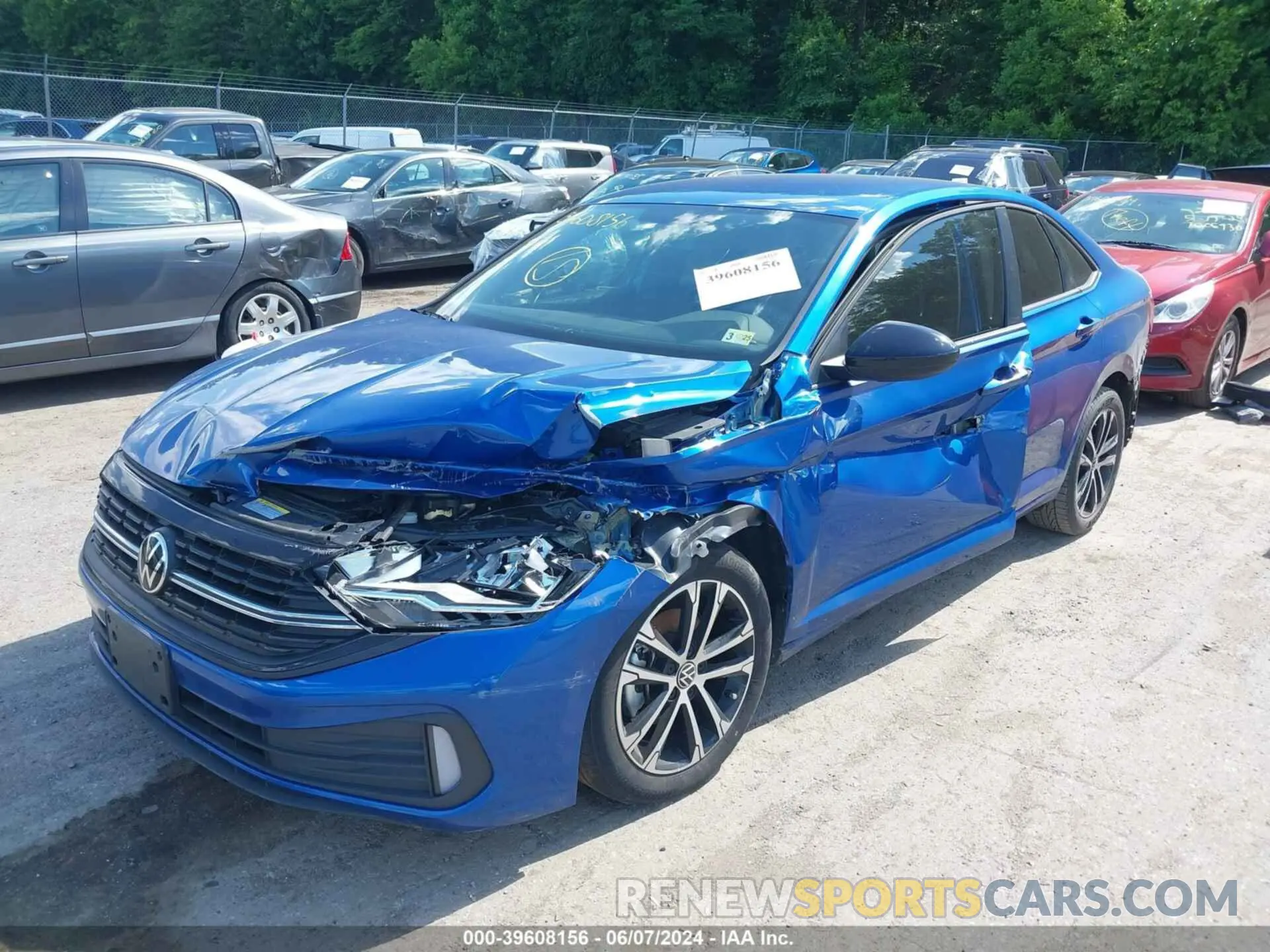 2 Photograph of a damaged car 3VWBM7BU4NM034529 VOLKSWAGEN JETTA 2022