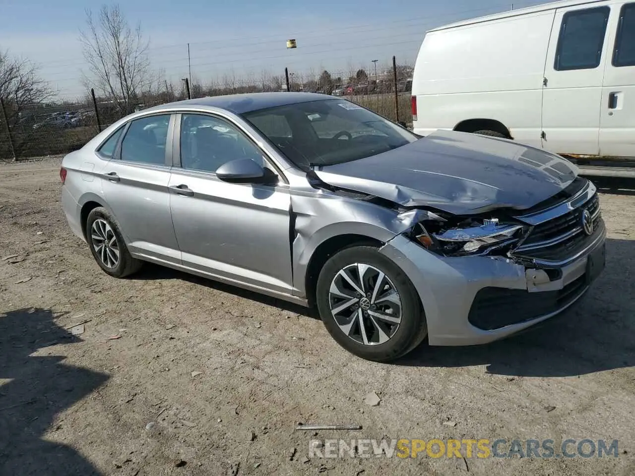 4 Photograph of a damaged car 3VWCM7BU4NM032381 VOLKSWAGEN JETTA 2022