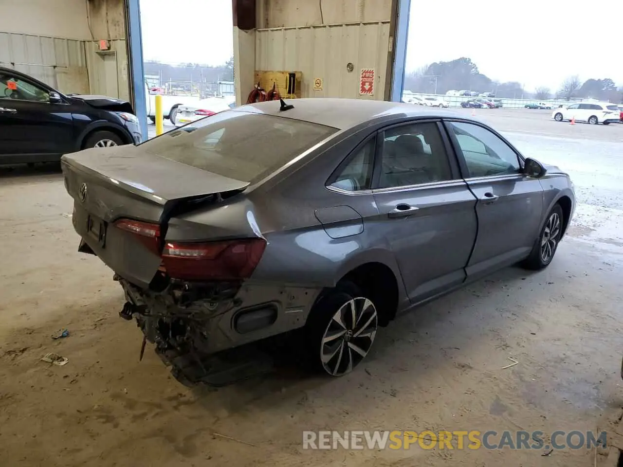 3 Photograph of a damaged car 3VWCM7BU5NM001284 VOLKSWAGEN JETTA 2022