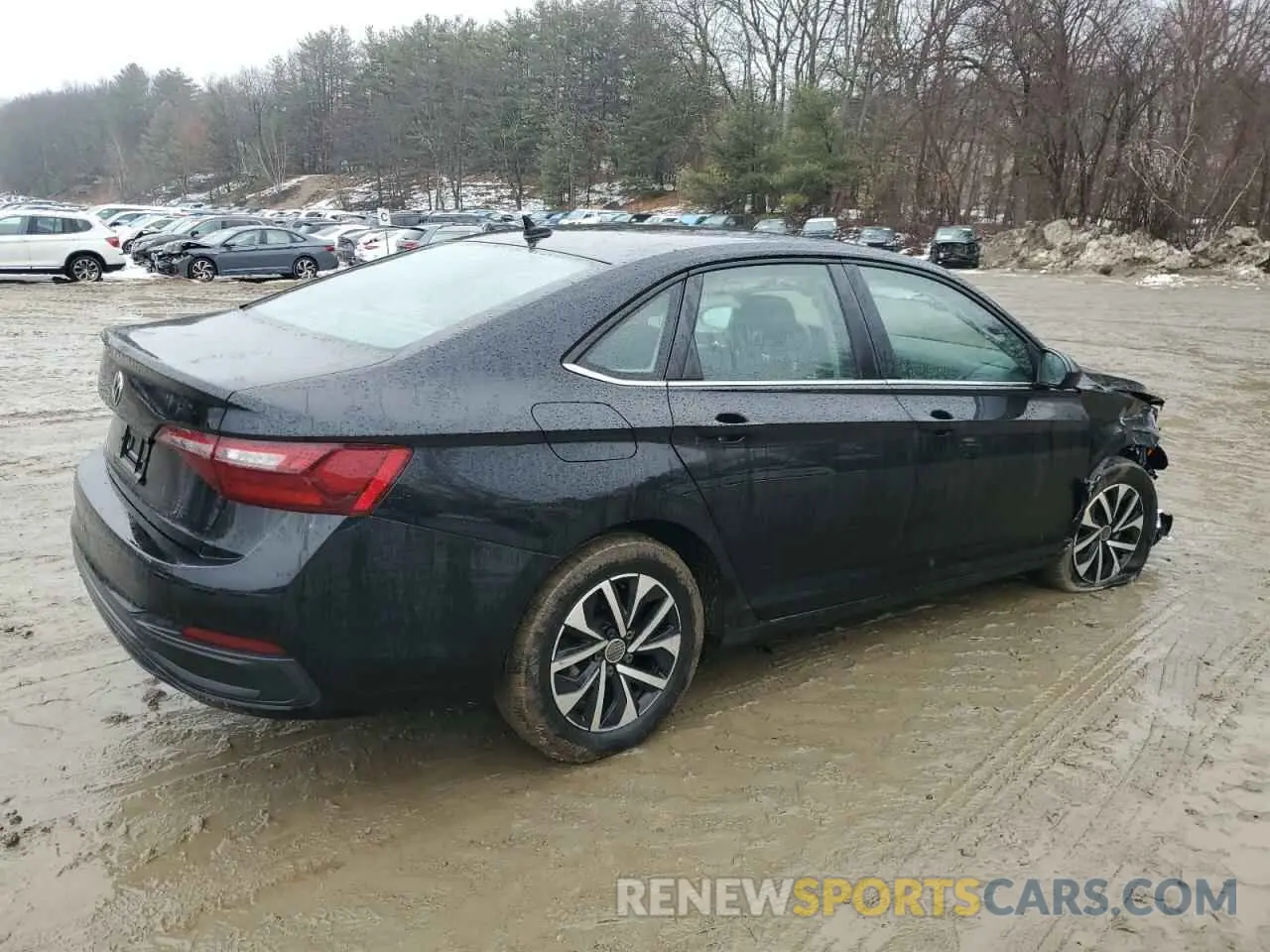 3 Photograph of a damaged car 3VWCM7BU5NM002015 VOLKSWAGEN JETTA 2022