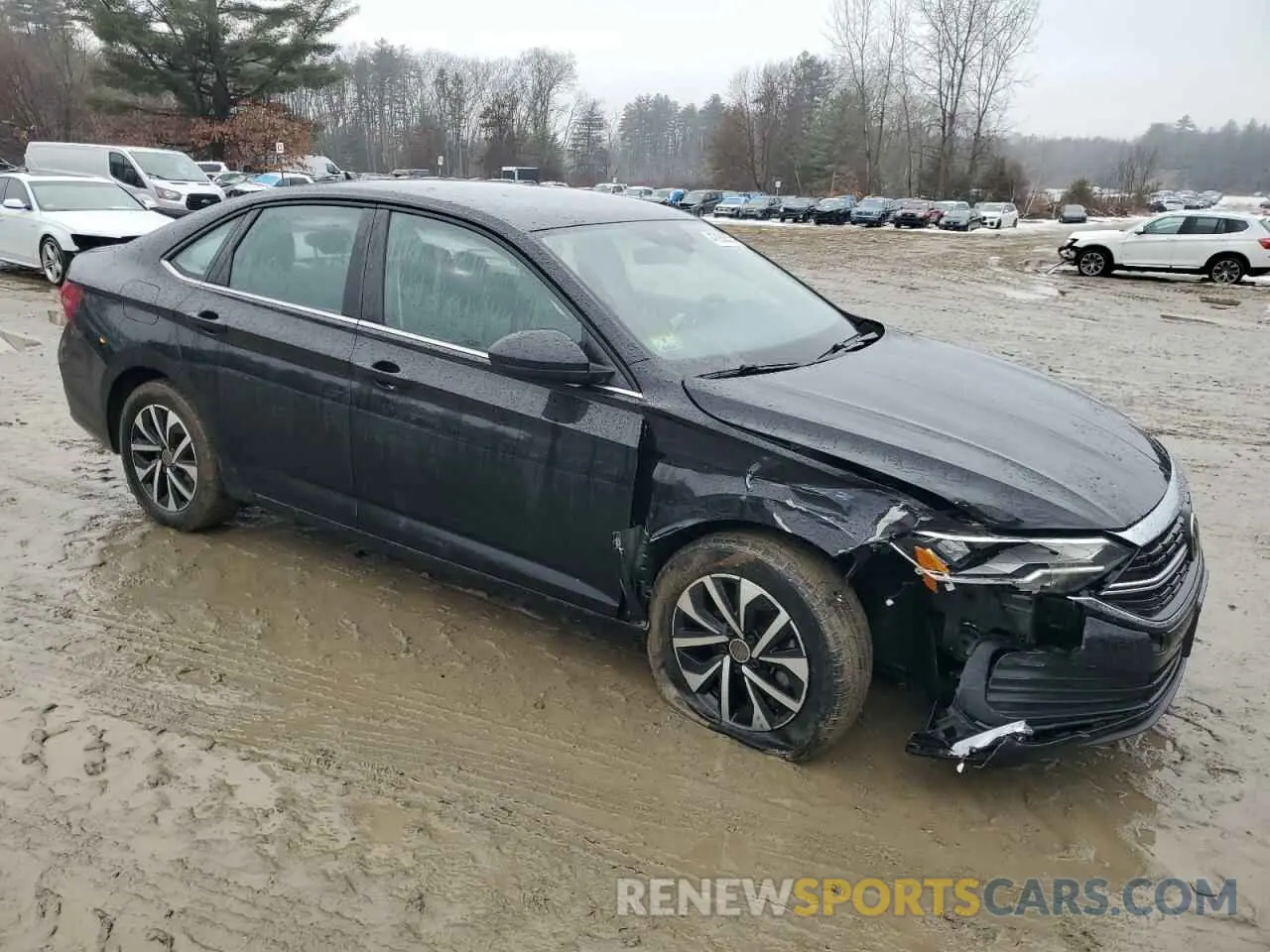 4 Photograph of a damaged car 3VWCM7BU5NM002015 VOLKSWAGEN JETTA 2022
