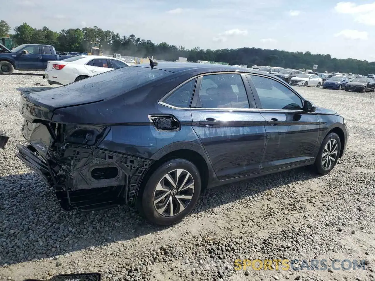 3 Photograph of a damaged car 3VWCM7BU6NM017686 VOLKSWAGEN JETTA 2022