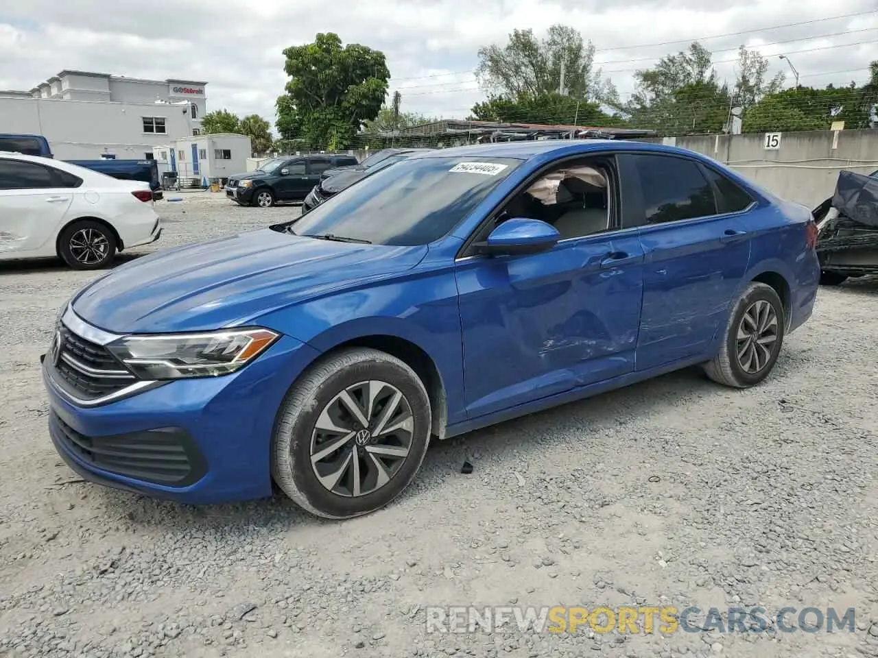 1 Photograph of a damaged car 3VWCM7BU7NM021505 VOLKSWAGEN JETTA 2022