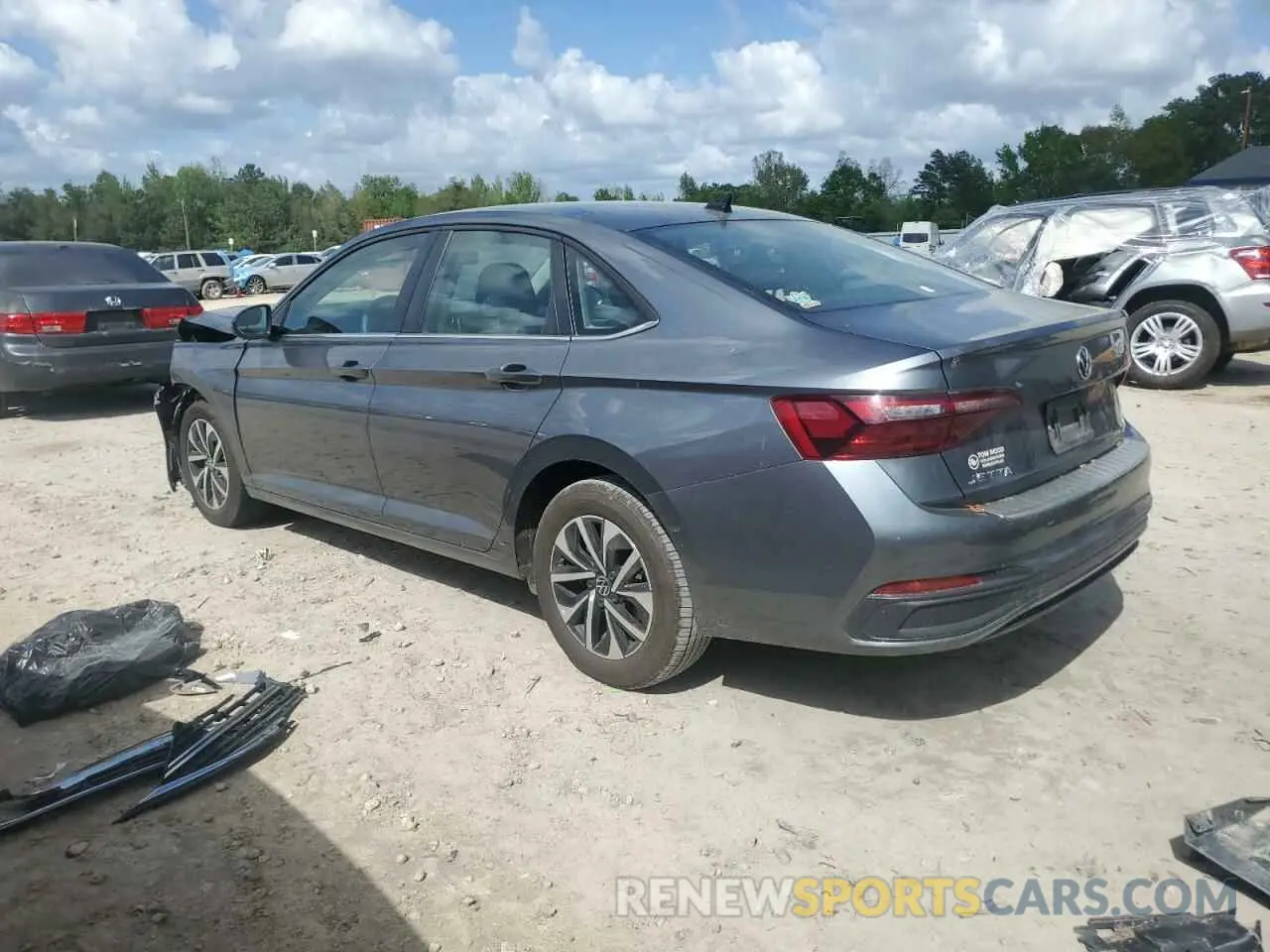 2 Photograph of a damaged car 3VWCM7BU7NM034349 VOLKSWAGEN JETTA 2022