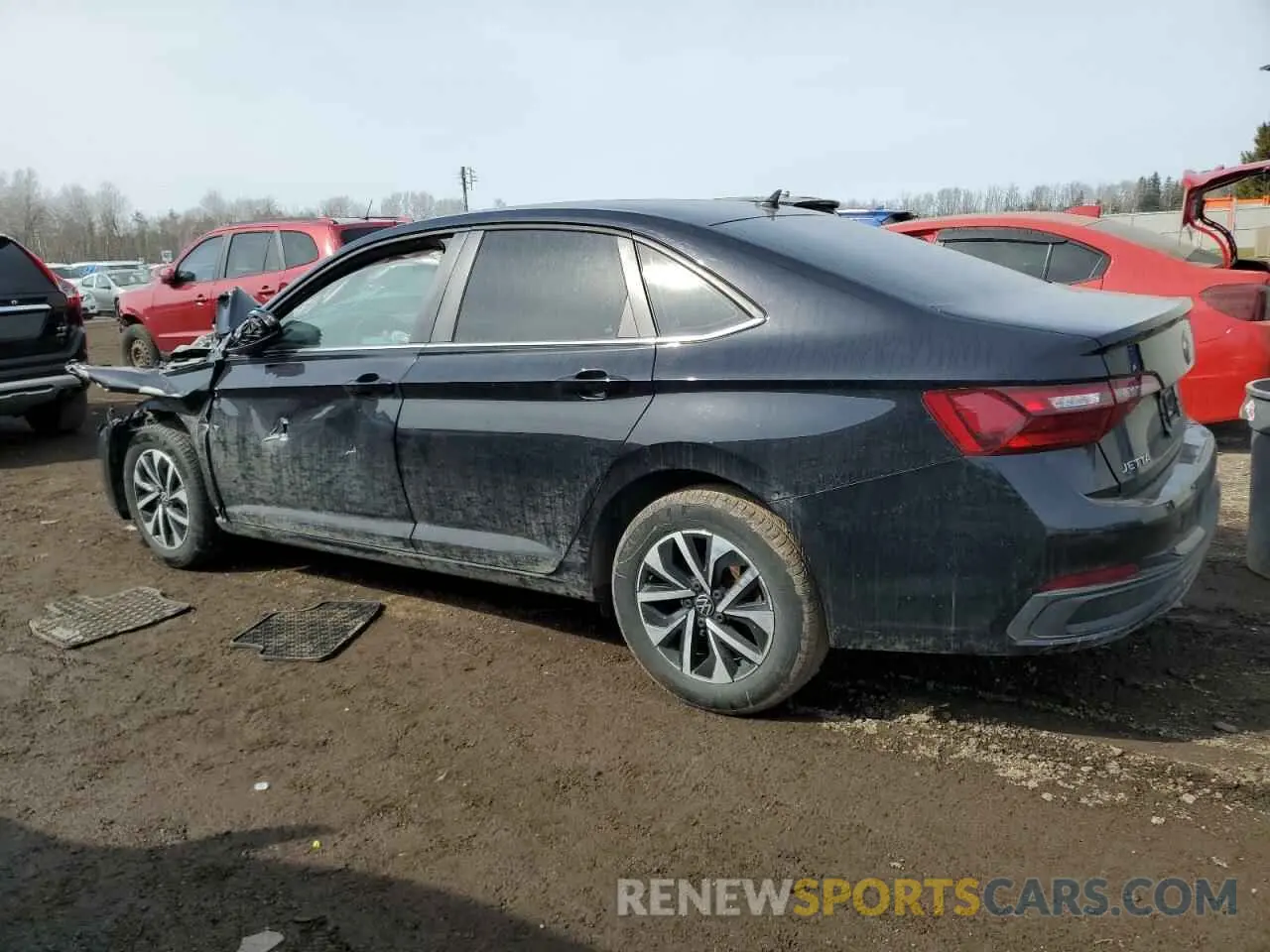 2 Photograph of a damaged car 3VWCM7BU8NM031914 VOLKSWAGEN JETTA 2022