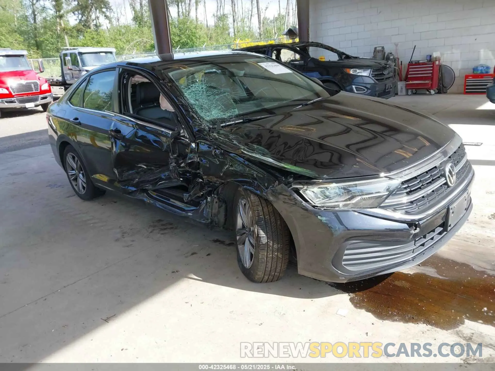 1 Photograph of a damaged car 3VWEM7BU5NM008700 VOLKSWAGEN JETTA 2022