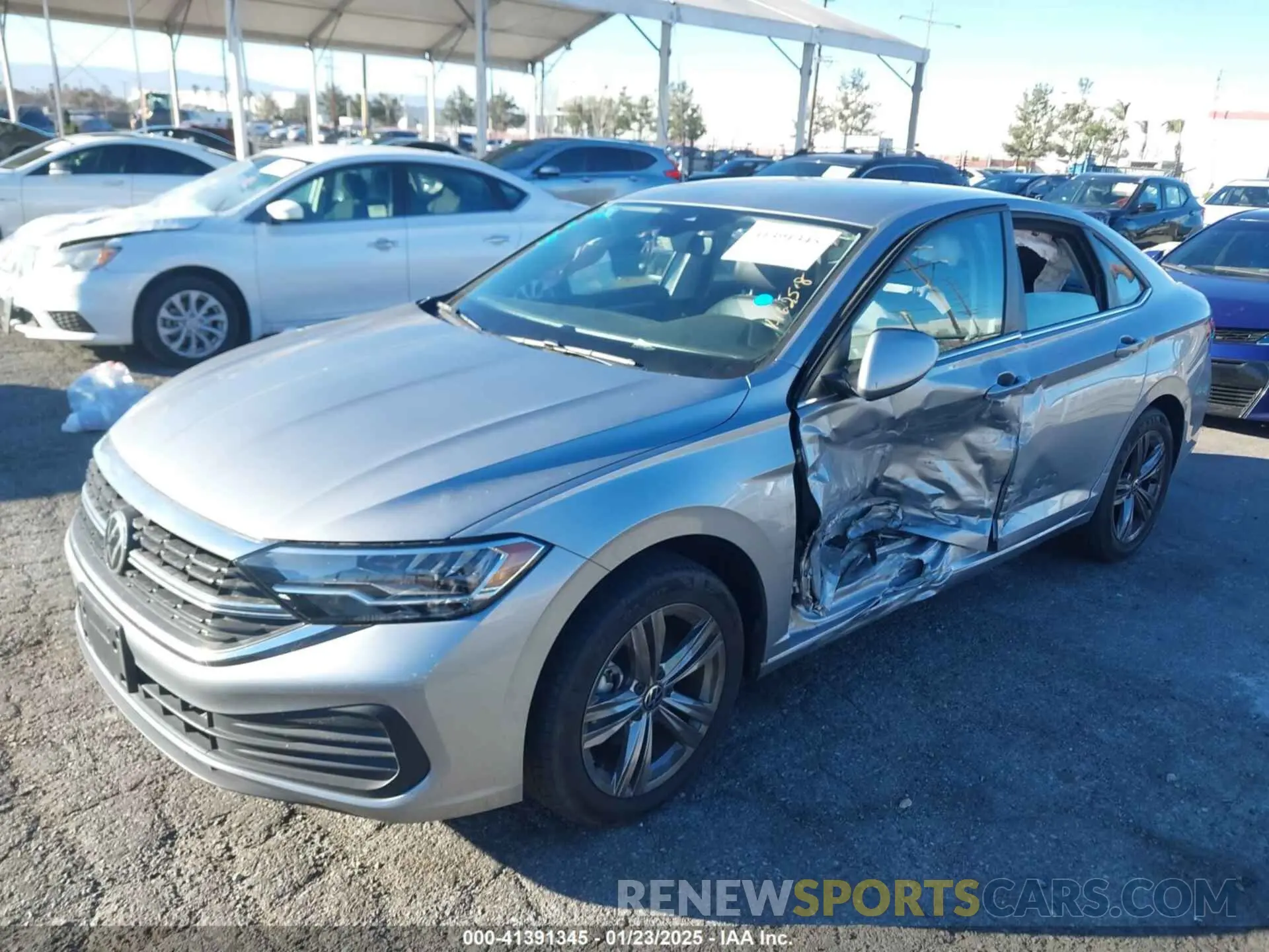 2 Photograph of a damaged car 3VWEM7BUXNM000785 VOLKSWAGEN JETTA 2022