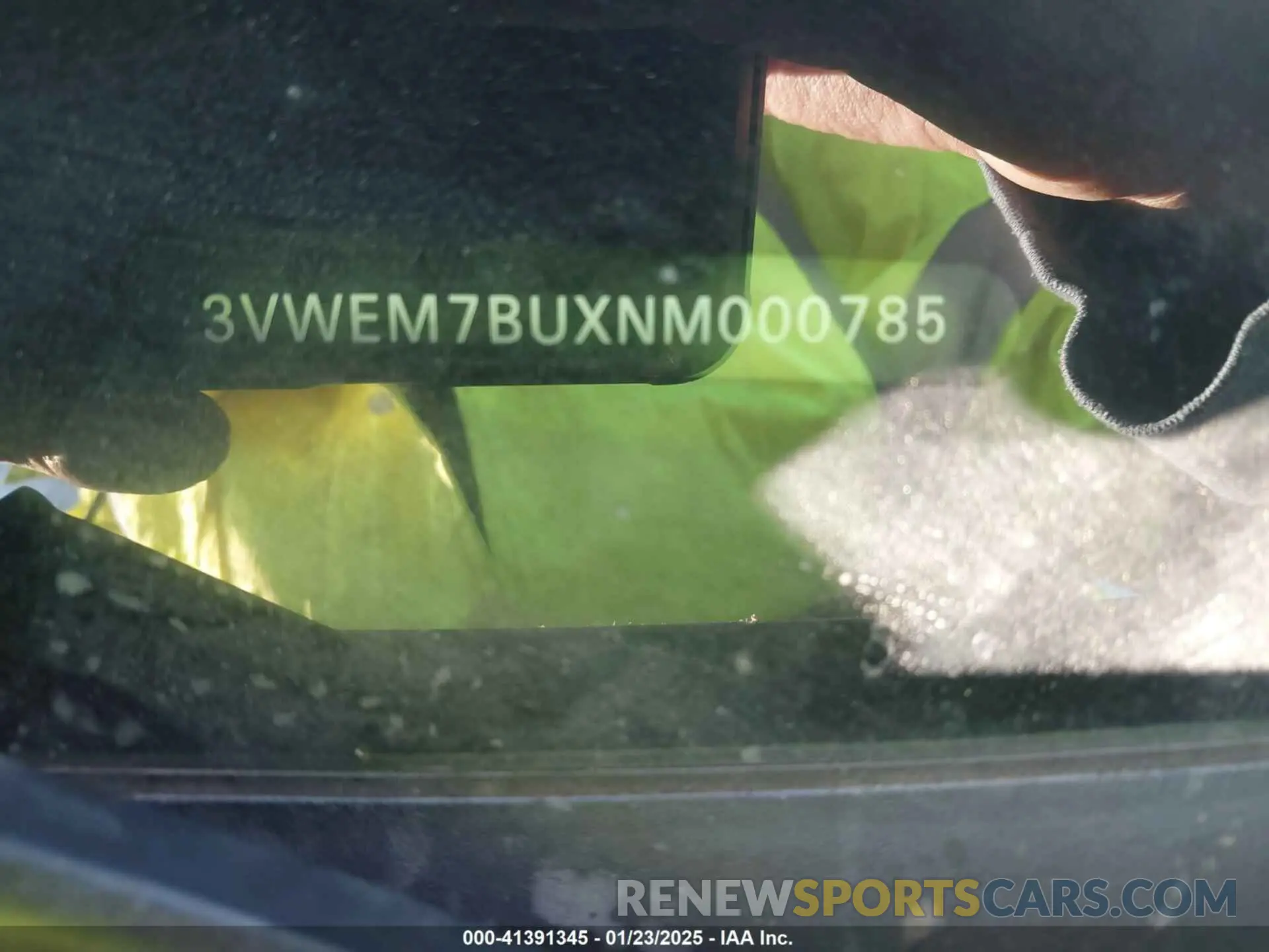 9 Photograph of a damaged car 3VWEM7BUXNM000785 VOLKSWAGEN JETTA 2022