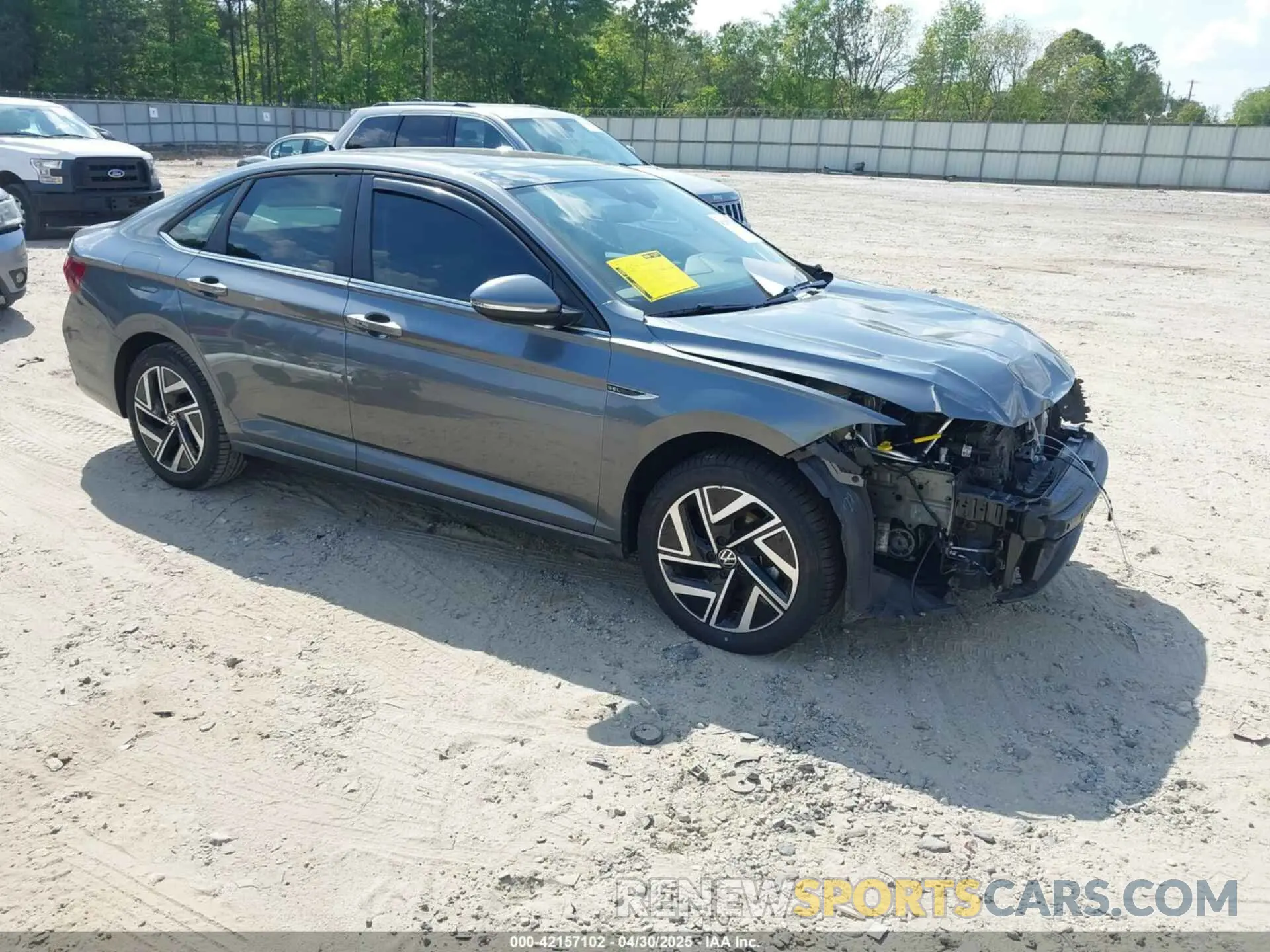 1 Photograph of a damaged car 3VWGM7BU6NM023182 VOLKSWAGEN JETTA 2022
