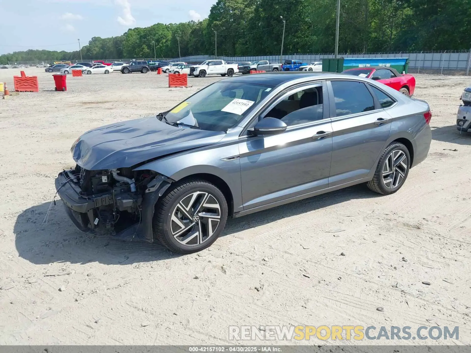 2 Photograph of a damaged car 3VWGM7BU6NM023182 VOLKSWAGEN JETTA 2022