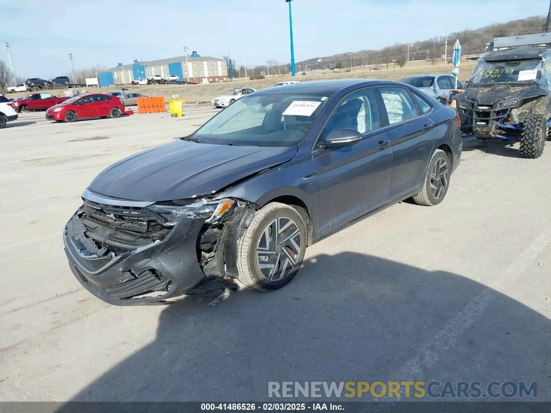 2 Photograph of a damaged car 3VWGM7BU7NM001059 VOLKSWAGEN JETTA 2022