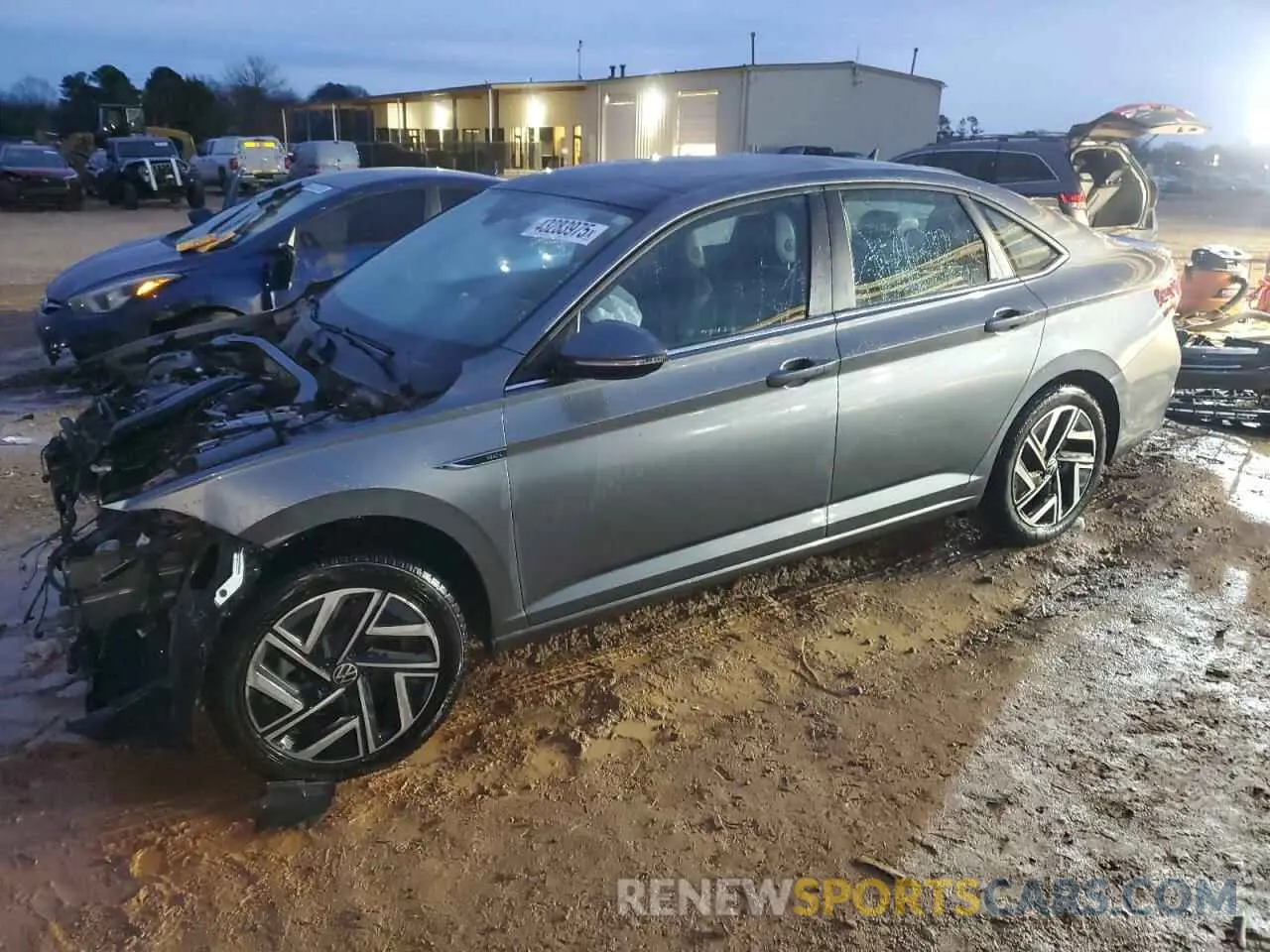 1 Photograph of a damaged car 3VWGM7BU7NM032263 VOLKSWAGEN JETTA 2022