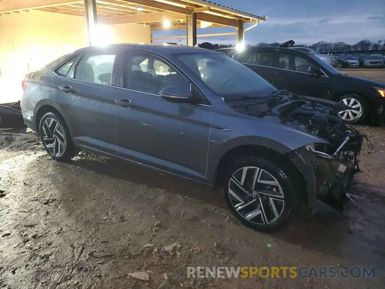 4 Photograph of a damaged car 3VWGM7BU7NM032263 VOLKSWAGEN JETTA 2022