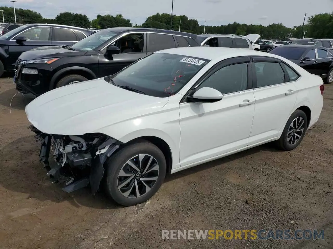 1 Photograph of a damaged car 3VWNM7BU9NM021238 VOLKSWAGEN JETTA 2022