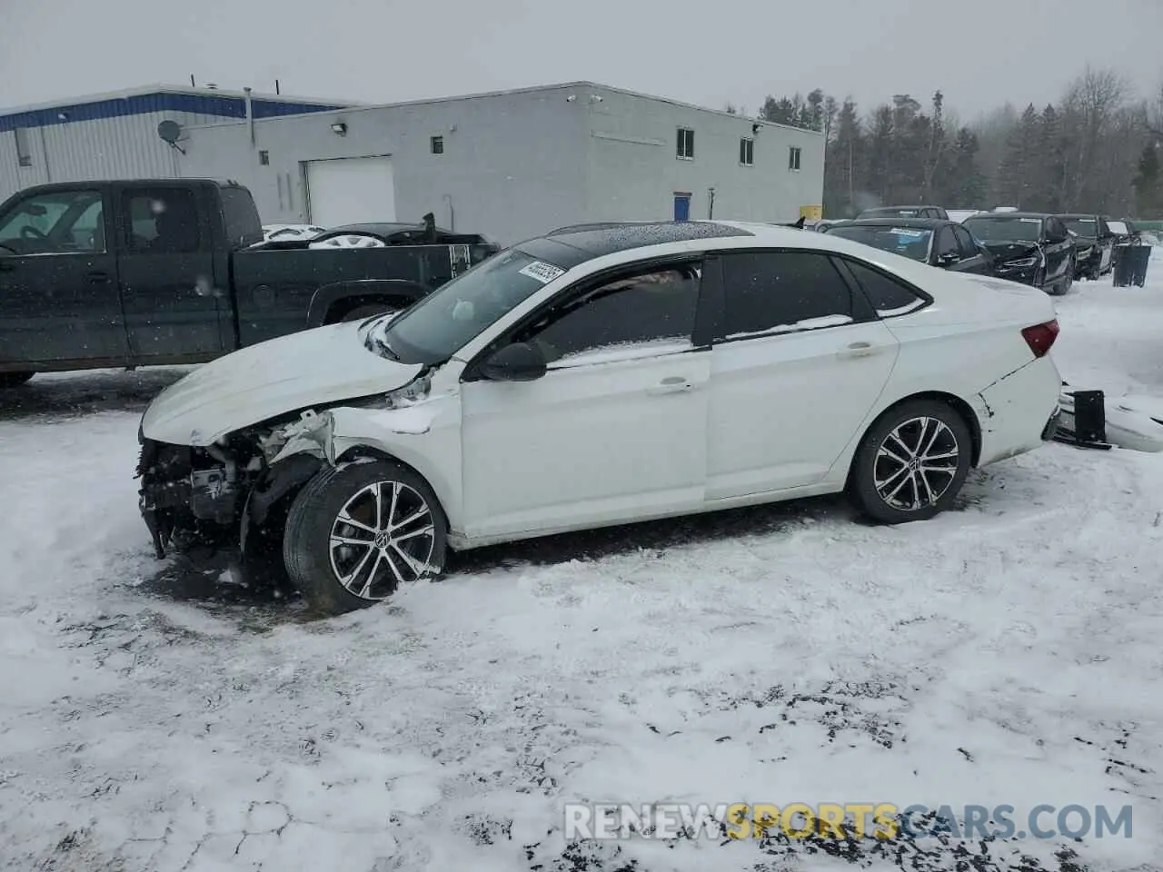 1 Photograph of a damaged car 3VWSM7BU9NM031514 VOLKSWAGEN JETTA 2022