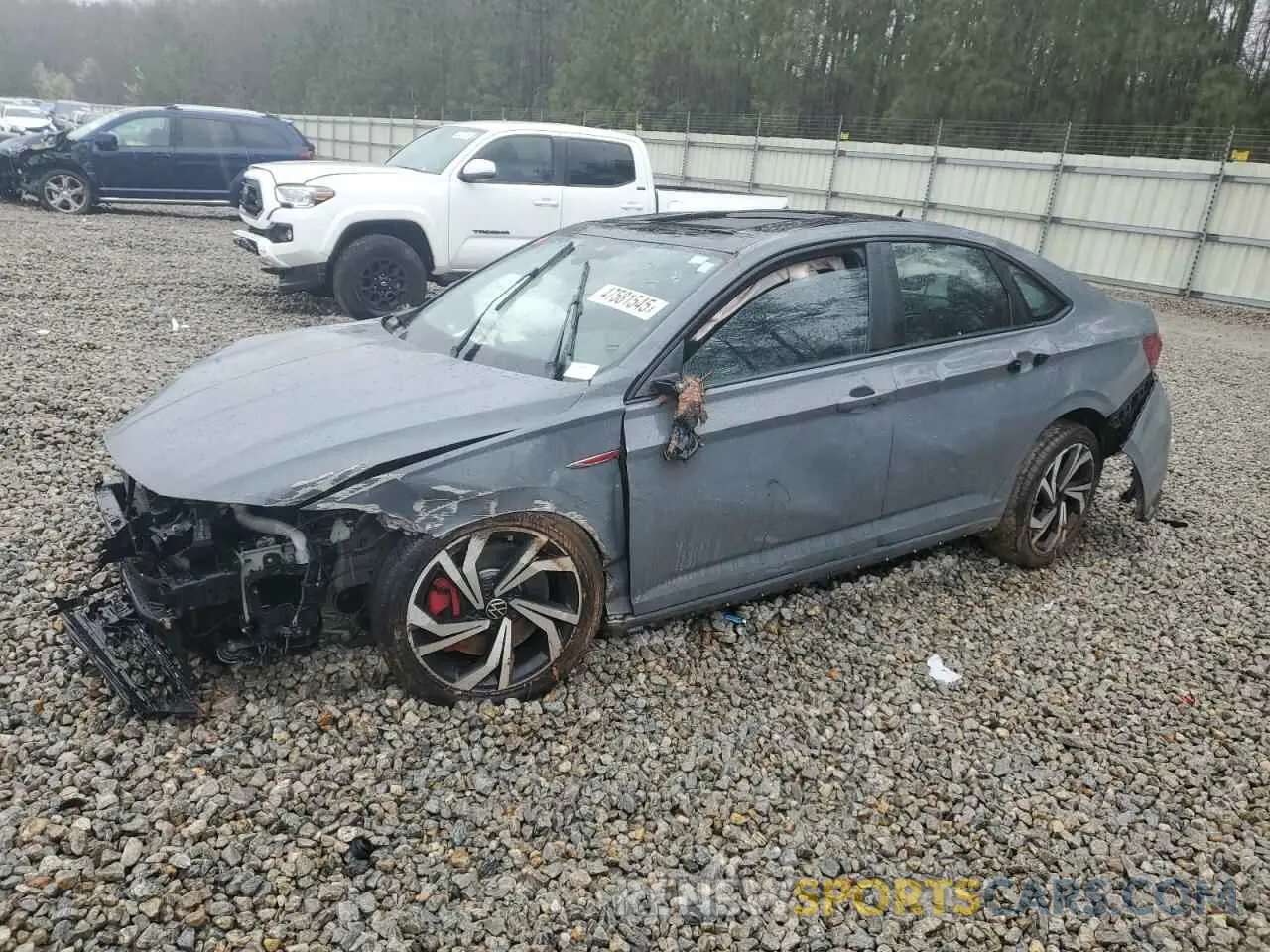 1 Photograph of a damaged car 3VW2T7BU7PM060080 VOLKSWAGEN JETTA 2023