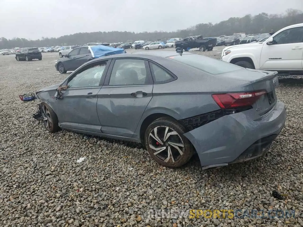 2 Photograph of a damaged car 3VW2T7BU7PM060080 VOLKSWAGEN JETTA 2023