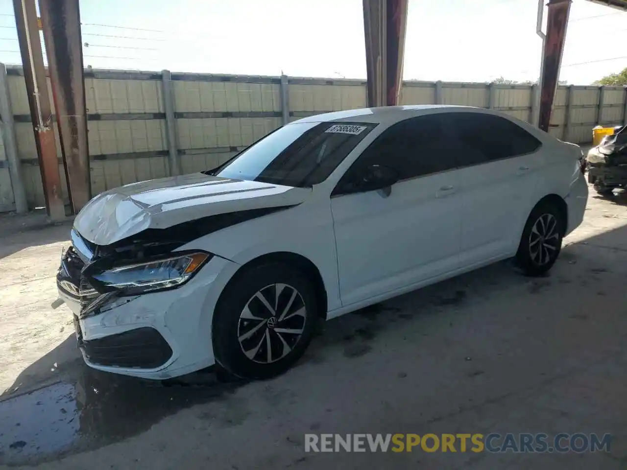 1 Photograph of a damaged car 3VW4M7BU2PM017823 VOLKSWAGEN JETTA 2023