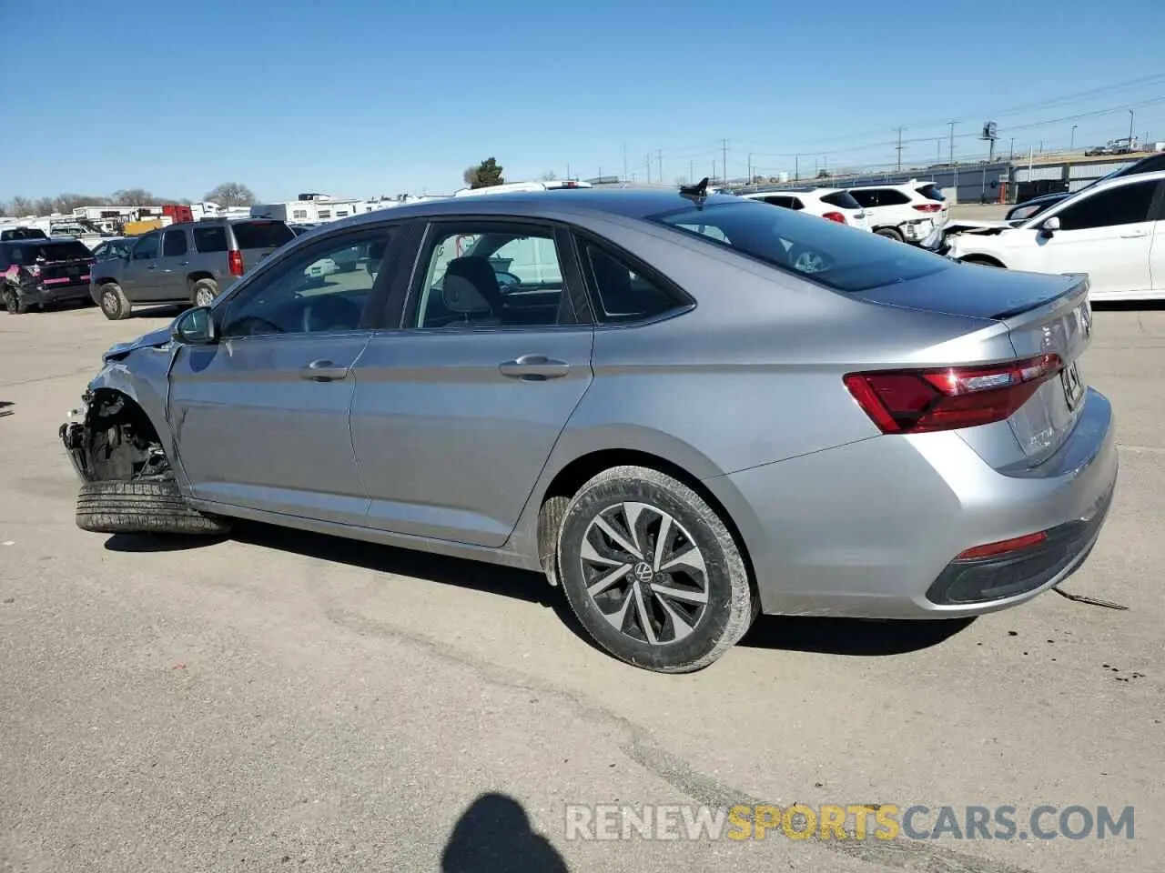 2 Photograph of a damaged car 3VW4M7BU3PM027115 VOLKSWAGEN JETTA 2023