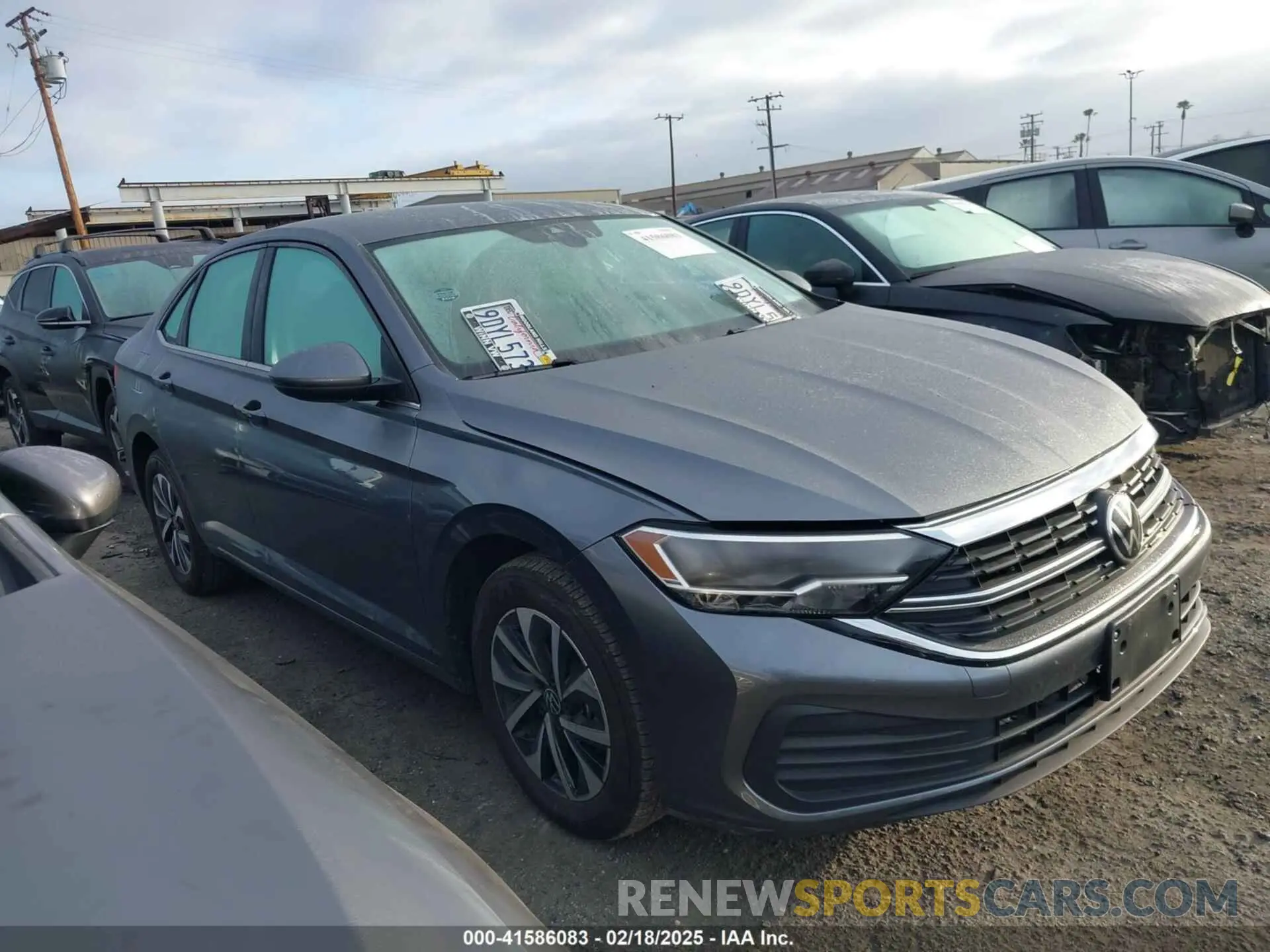 1 Photograph of a damaged car 3VW5M7BU0PM011572 VOLKSWAGEN JETTA 2023