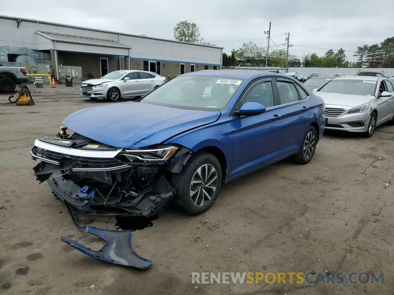 1 Photograph of a damaged car 3VW5M7BU3PM023991 VOLKSWAGEN JETTA 2023