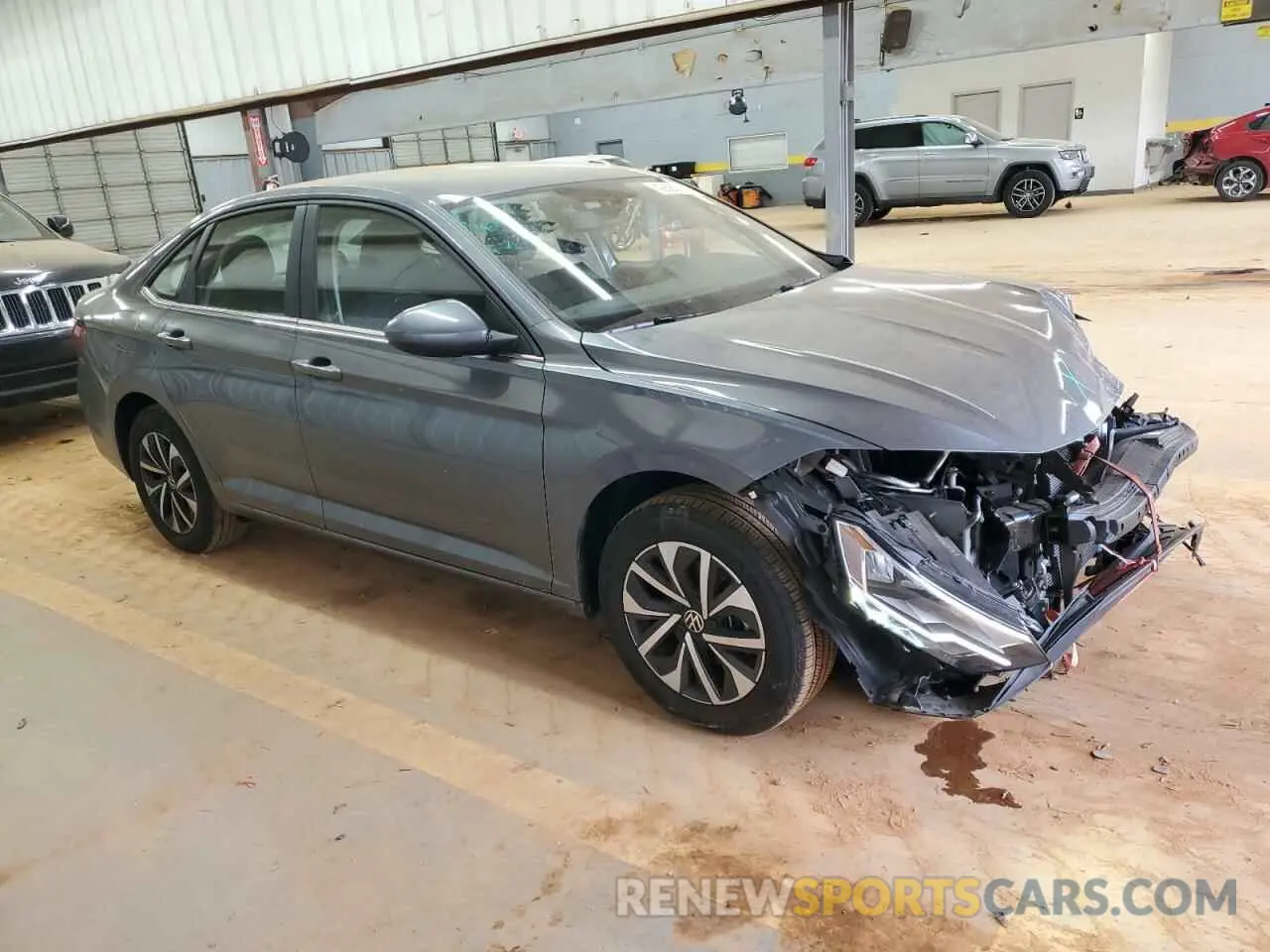 4 Photograph of a damaged car 3VW5M7BU3PM036983 VOLKSWAGEN JETTA 2023